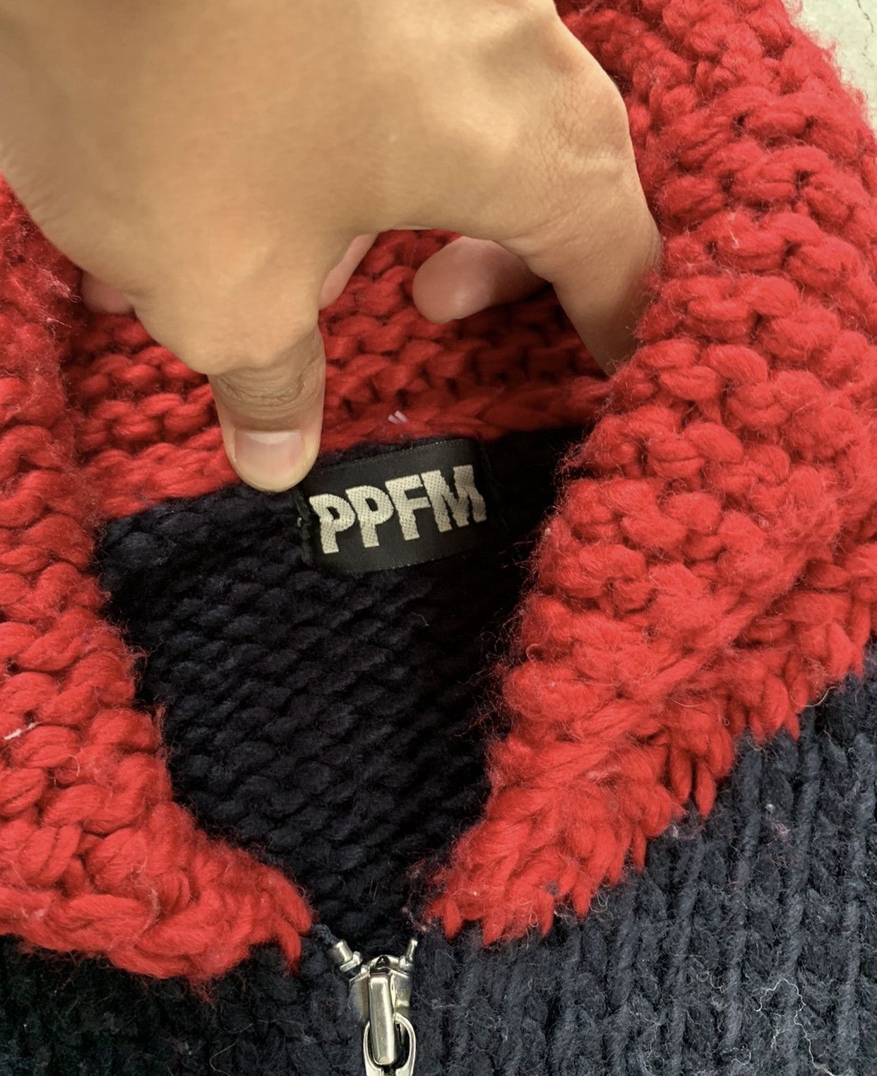 PPFM PPFM mohair Knitwear Jacket Size US L / EU 52-54 / 3 - 6 Thumbnail