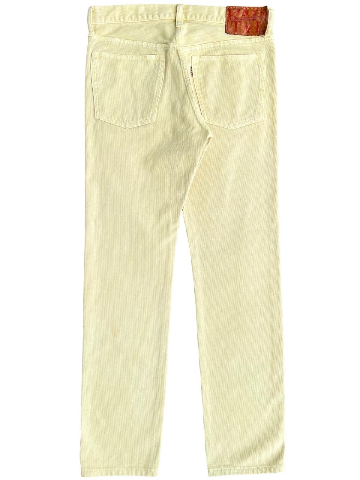 Kapital Pastel Pollen Yellow Woven Denim Size US 31 - 1 Thumbnail