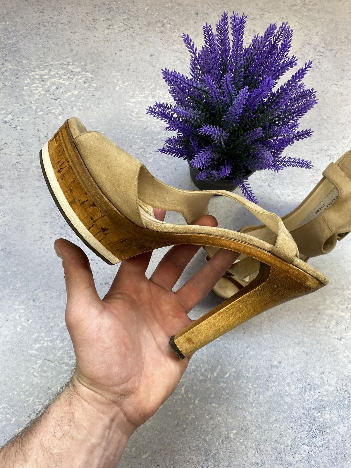 Jimmy Choo Jimmy Choo Women’s Heels Leather Suede Shoes Size 39 Size US 9 / IT 39 - 11 Thumbnail