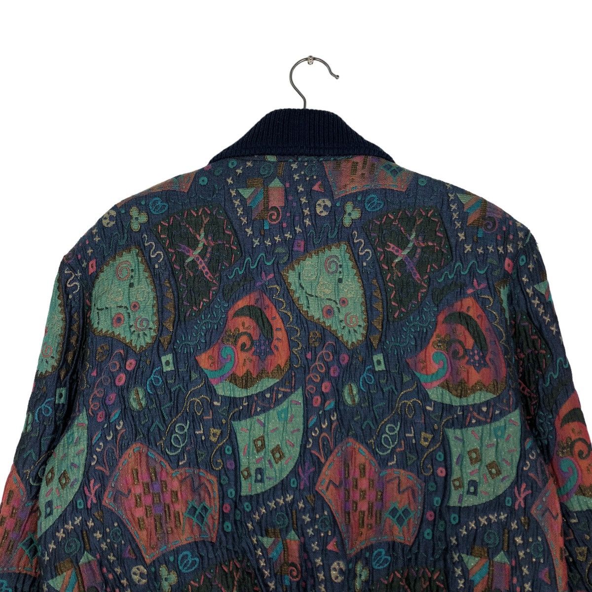 Japanese Brand 🔥Vintage Bomber Jacket Double Collar Reina Art Issey Miyake Size US M / EU 48-50 / 2 - 9 Thumbnail