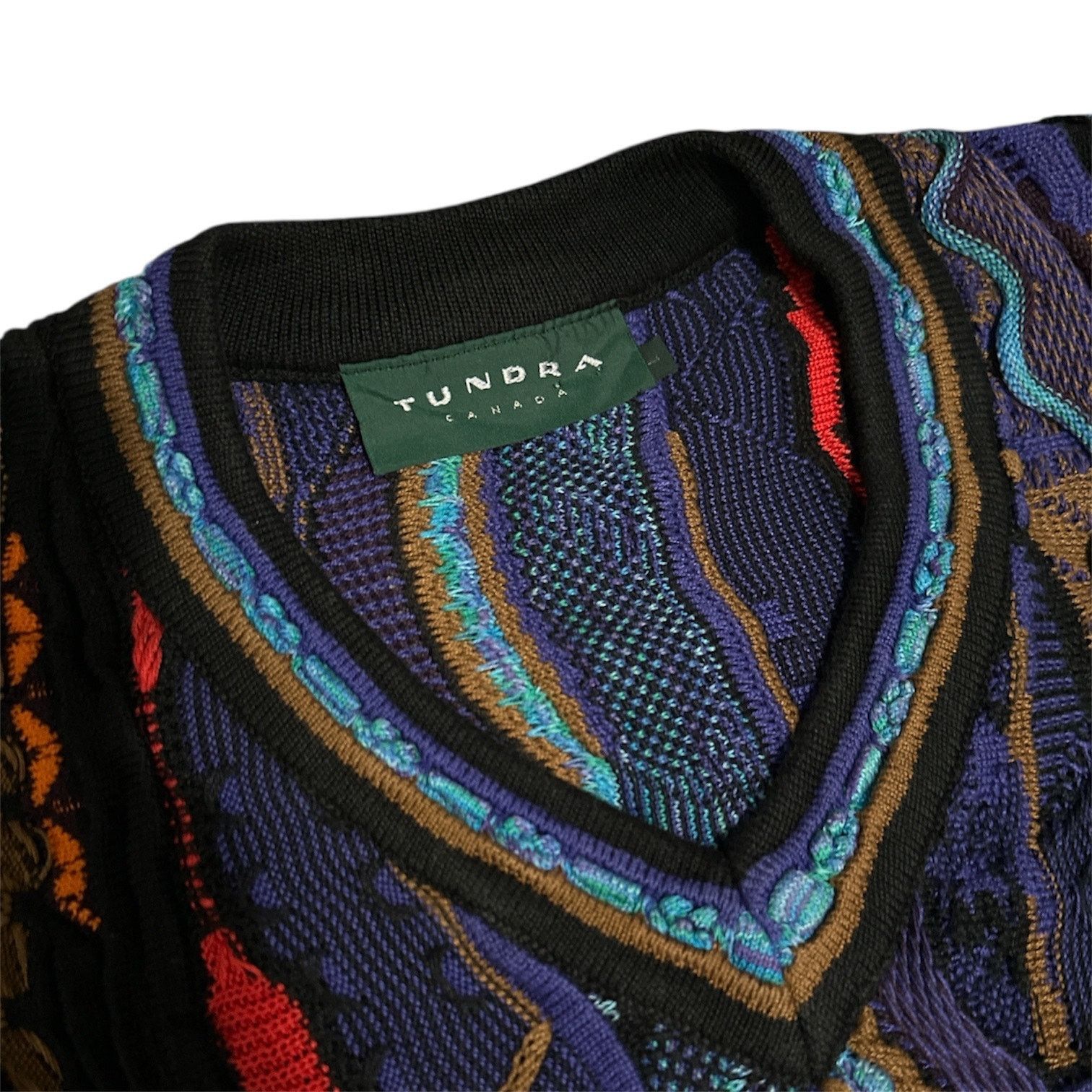 Tundra Vintage Tundra 3D Cable Knit Sweater Size US L / EU 52-54 / 3 - 3 Thumbnail