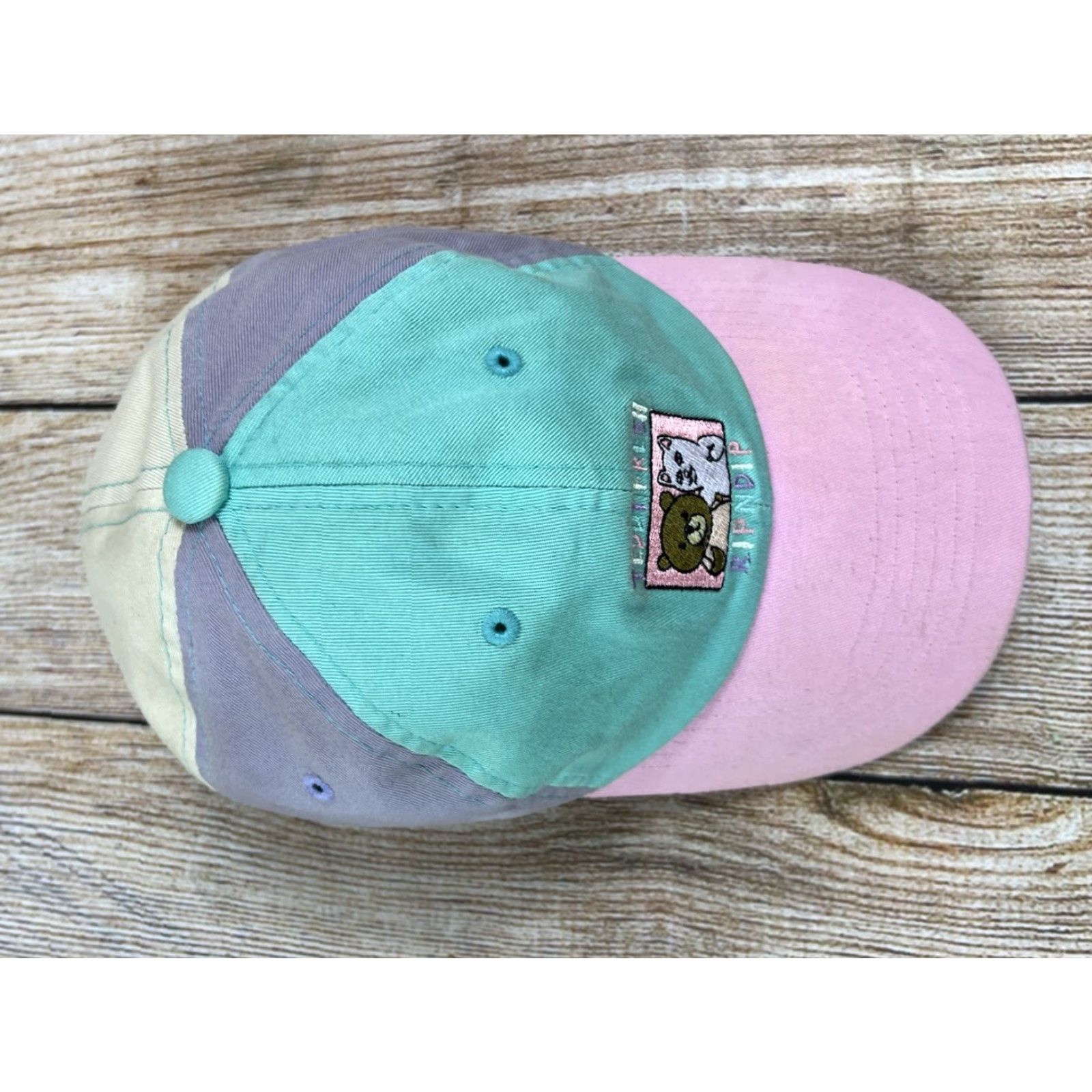 RIPNDIP Teddy Fresh Ripndip Colorful Hat Baseball Cap Adjustable Strap Mens One Size Multicolor Solid Color Size ONE SIZE - 4 Thumbnail