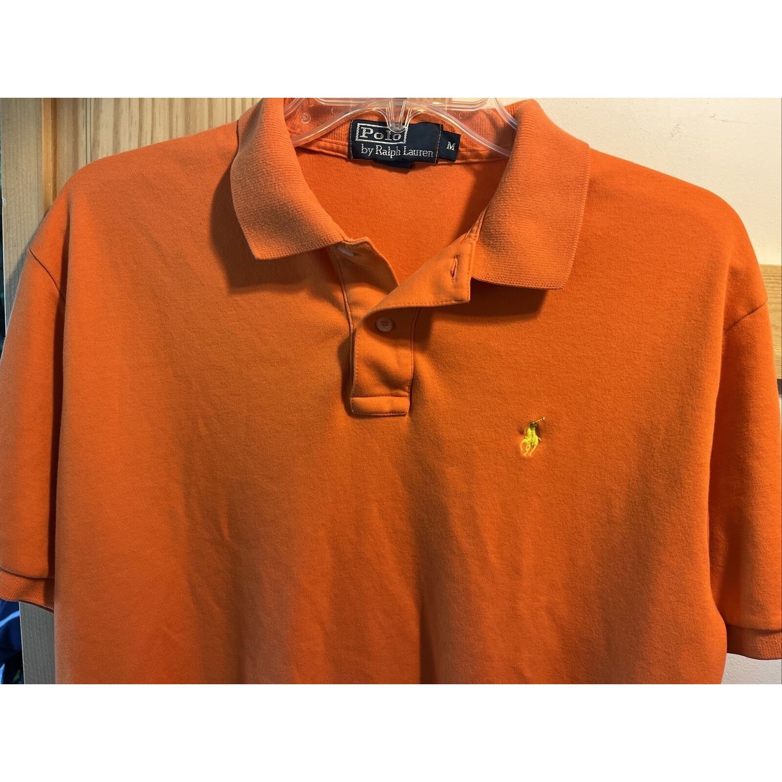 Polo Ralph Lauren Polo Ralph Lauren Men’s M Orange SS Button Cotton Polo Shirt Size US M / EU 48-50 / 2 - 3 Thumbnail