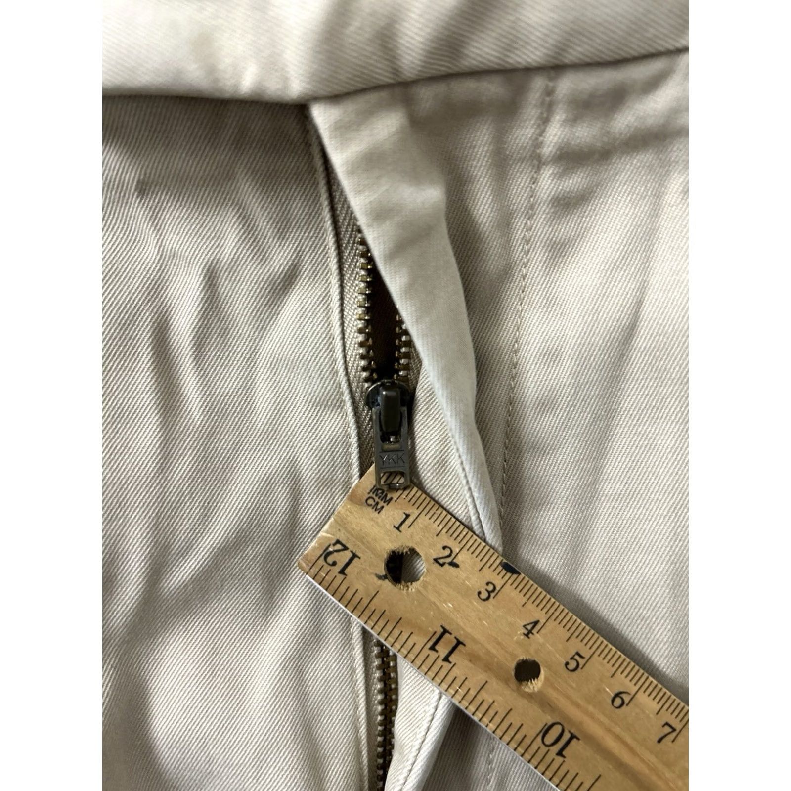 Brooks Brothers Brooks Brothers Milano Pants Mens 35x30 Chino Khaki Supima Cotton Blend Beige Straight Flat Front Size US 35 - 5 Thumbnail