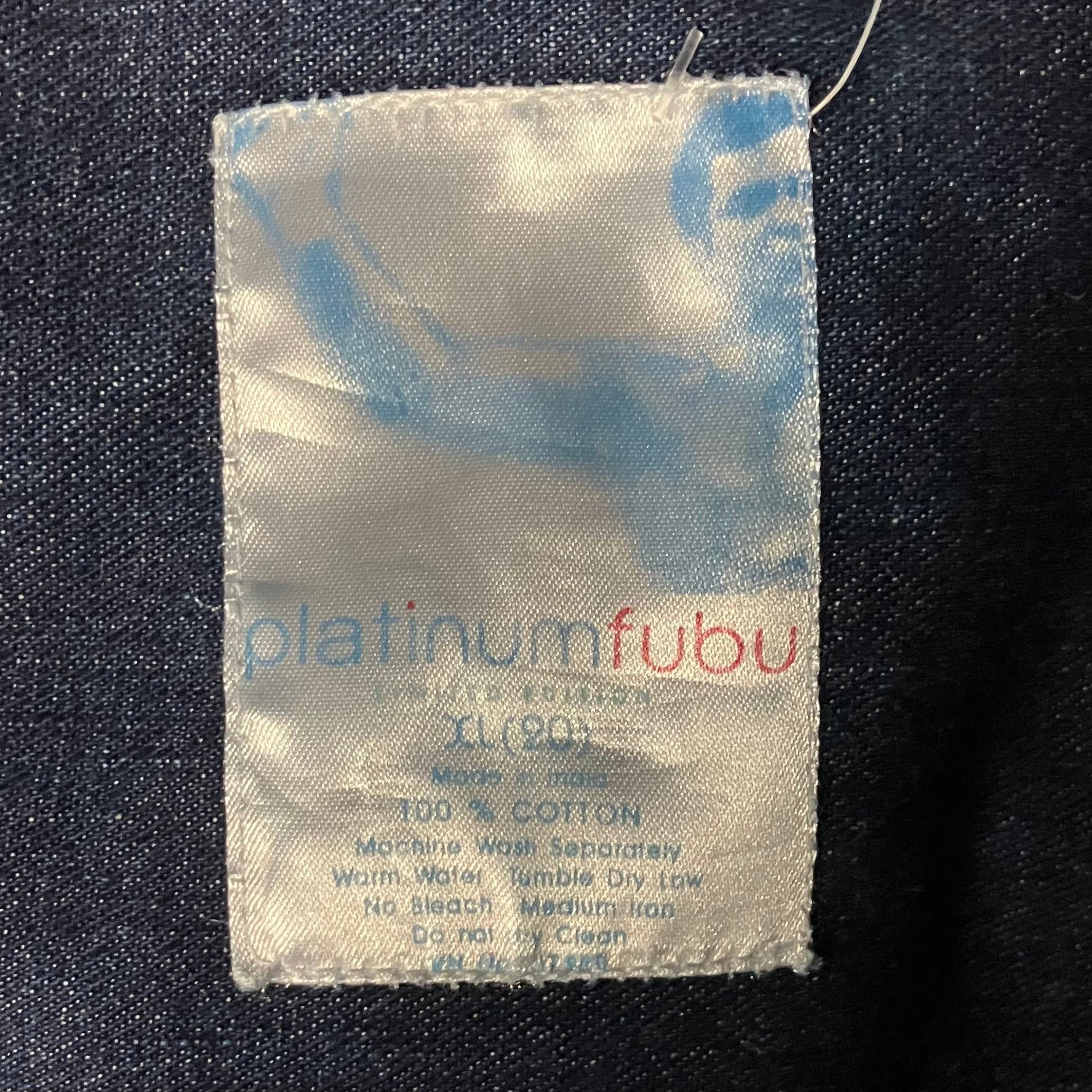 Fubu × Vintage Vintage Y2K Platinum FUBU Limited Edition ‘ALI’ Denim Jacket Size US XL / EU 56 / 4 - 3 Thumbnail