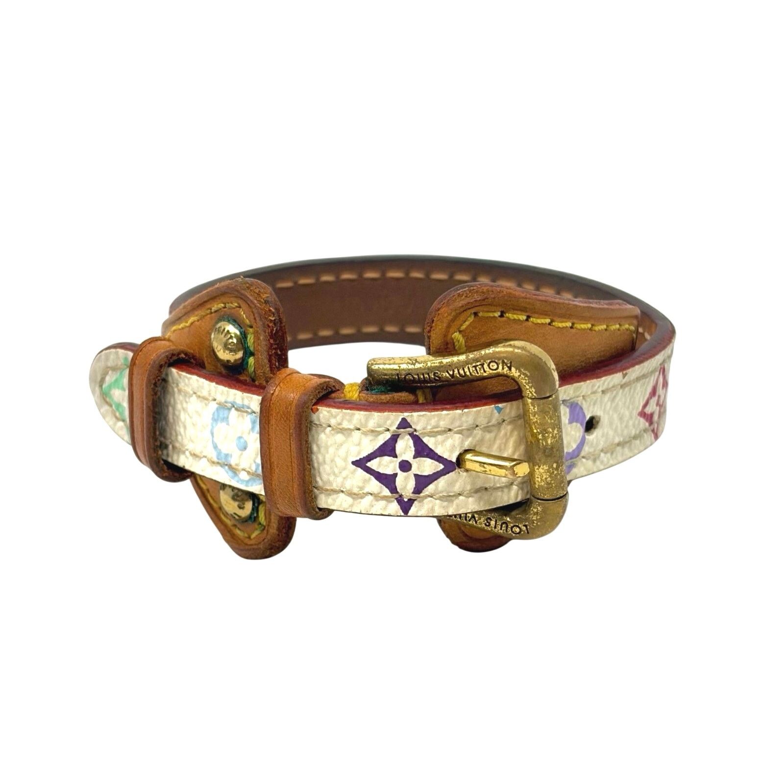 Louis Vuitton Louis Vuitton x Murakami Monogram Bracelet Size ONE SIZE - 1 Thumbnail