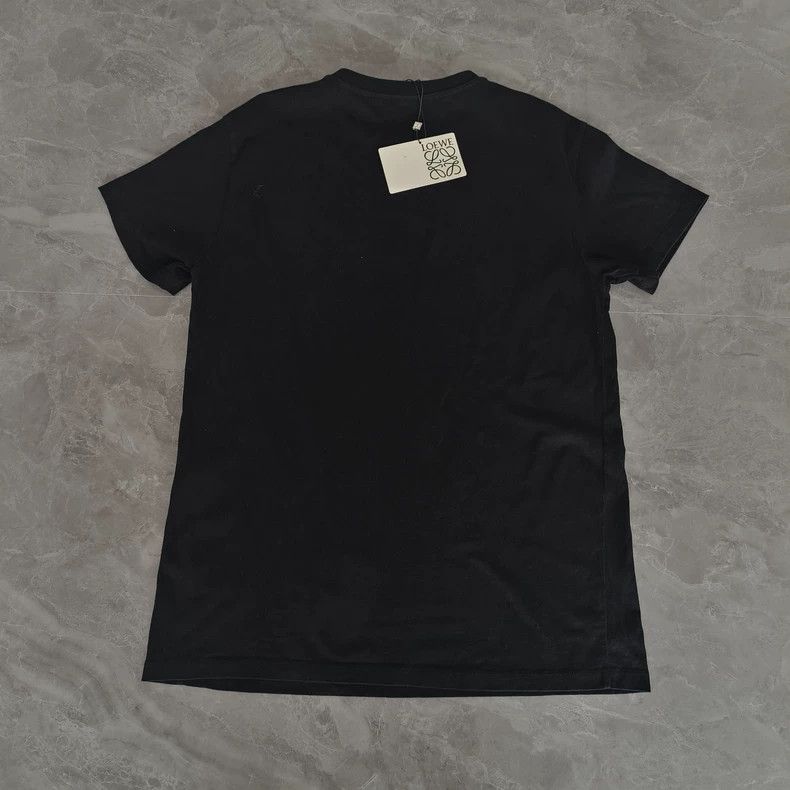 Loewe LOEWE Short sleeve T-shirt with embroidered logo on the ch Size S / US 4 / IT 40 - 2 Thumbnail