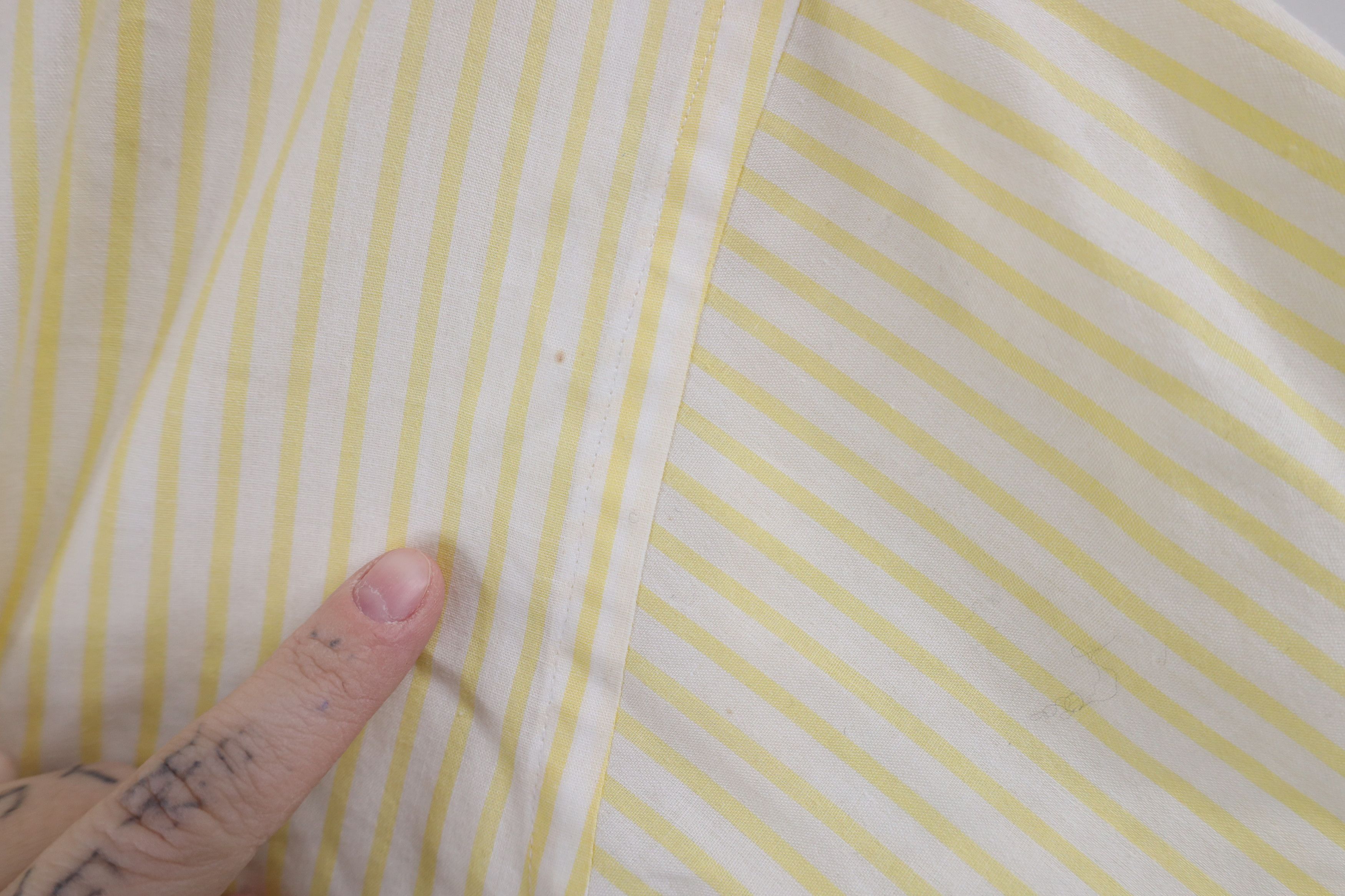 Lands' End × Vintage Vintage 90s Lands End Collared Button Down Shirt Yellow Size US M / EU 48-50 / 2 - 4 Thumbnail