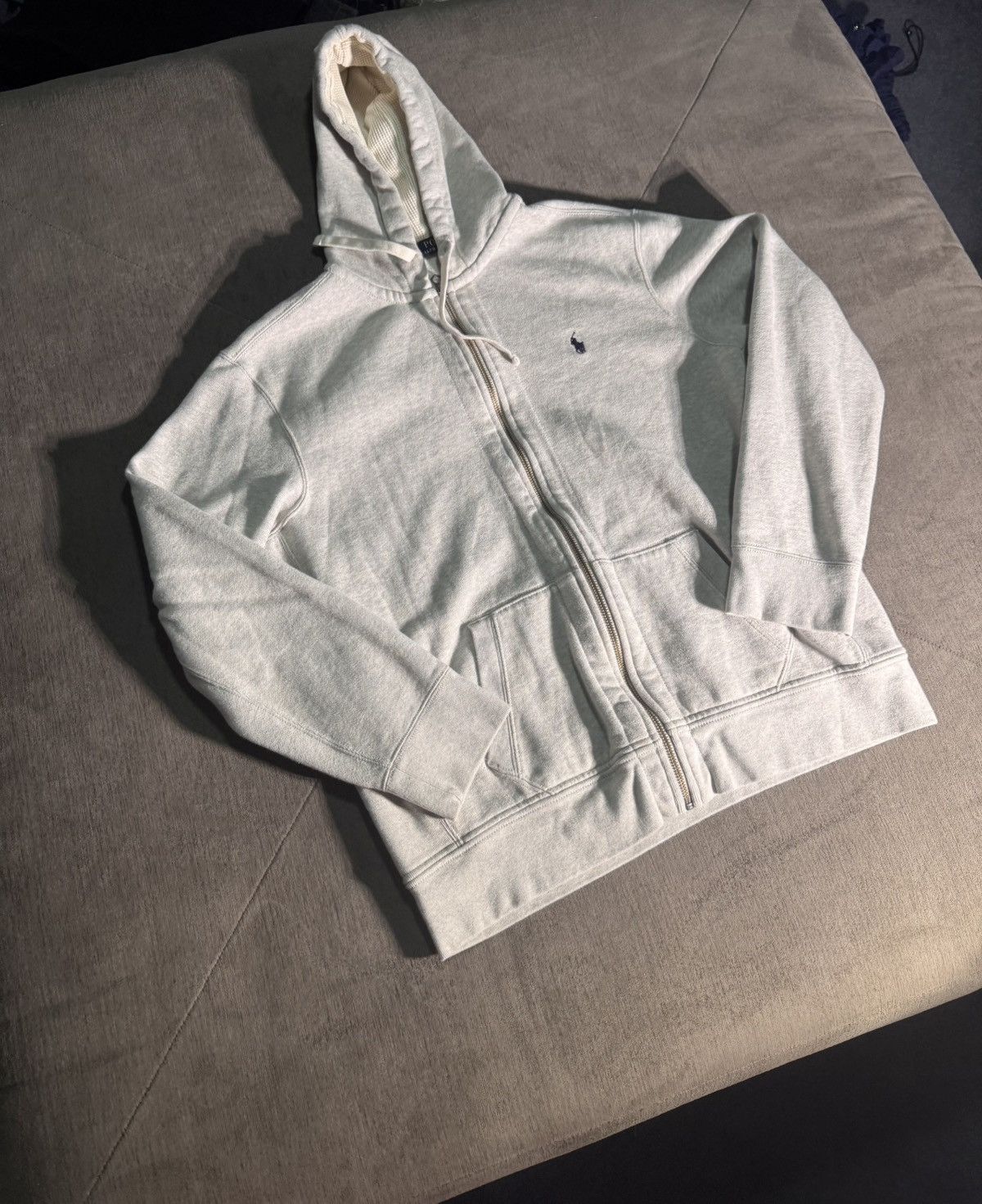 Polo Ralph Lauren Polo Ralph Lauren Waffle Hoodie Size US L / EU 52-54 / 3 - 1 Thumbnail