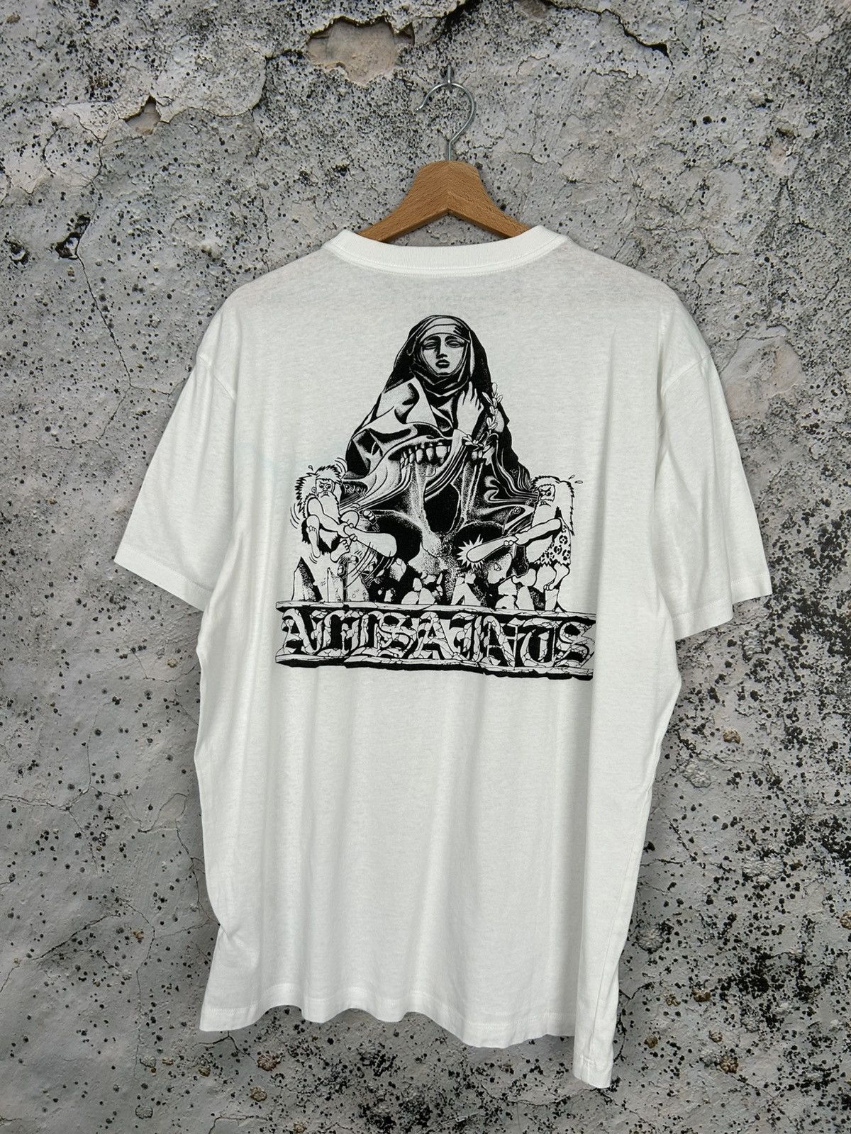 Allsaints Allsaints Graphic Tee Oversize Streetwear Rap Baggy Skate Size US S / EU 44-46 / 1 - 1 Thumbnail
