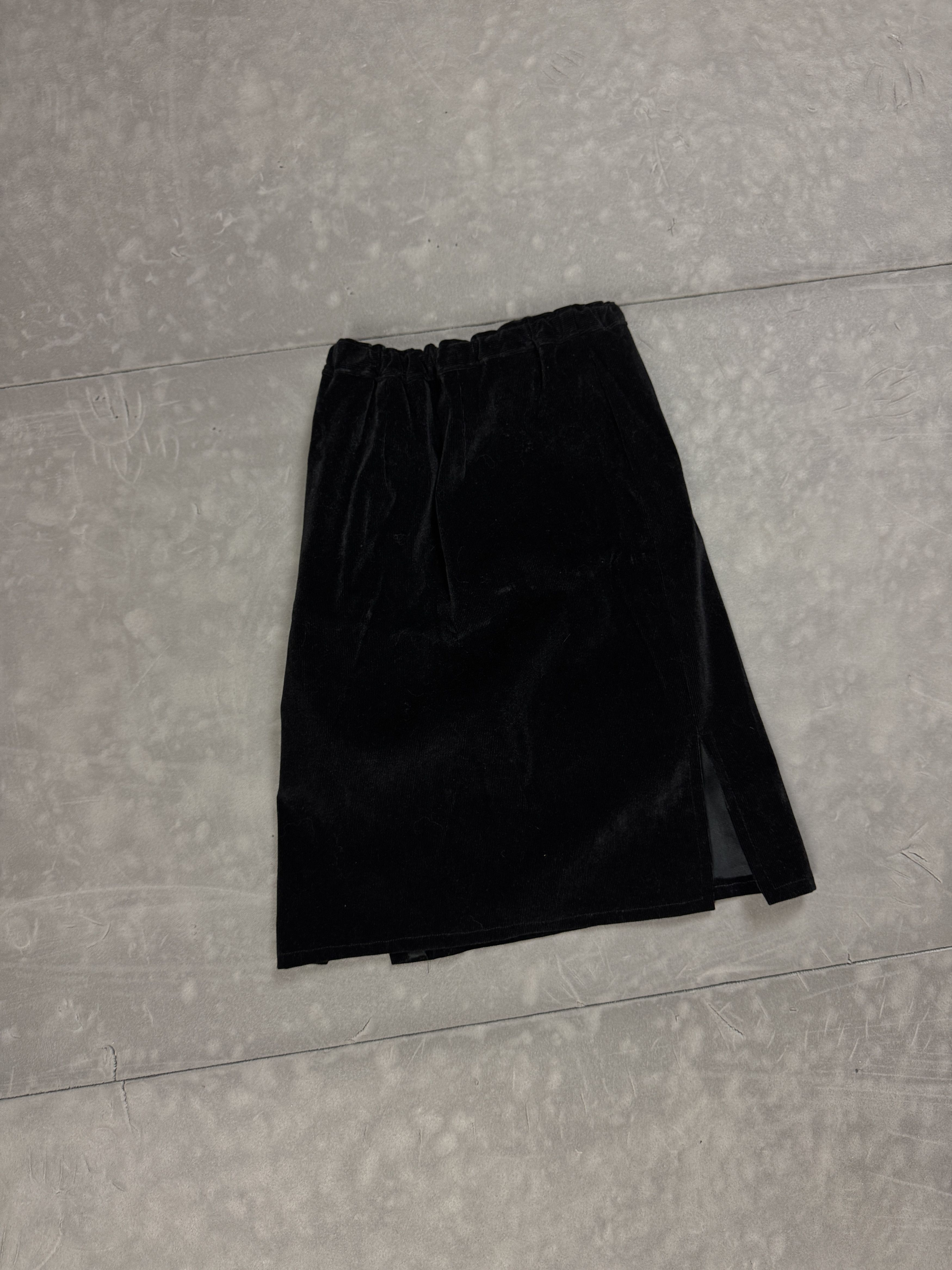 Vintage Black Elegant Midi Skirt Y2K (XS/S) 90s 80s retro Size 26" / US 2 / IT 38 - 4 Thumbnail