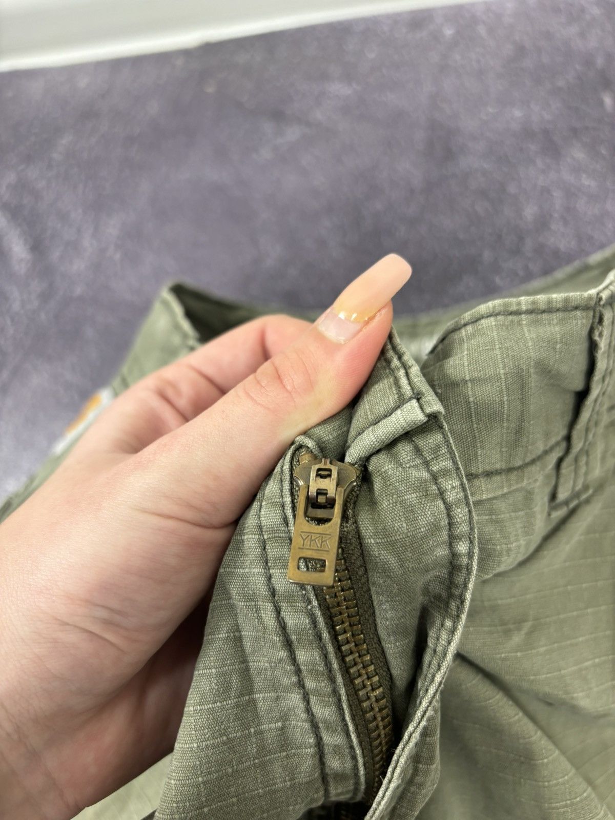 Carhartt Vintage Carhartt Aviation Olive Work Hype Cargo Pants Size US 34 / EU 50 - 17 Thumbnail