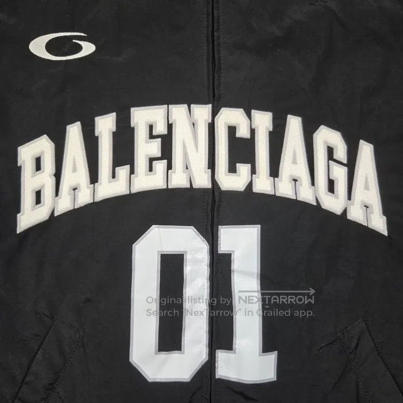 Balenciaga Balenciaga Letter Print Zip-Up Long Sleeve Jacket Size US M / EU 48-50 / 2 - 3 Thumbnail