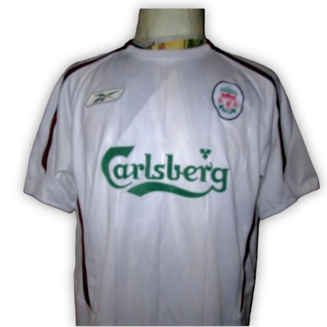Reebok Fc Liverpool England 2002 2003 Away shirt jersey Size US M / EU 48-50 / 2 - 3 Thumbnail