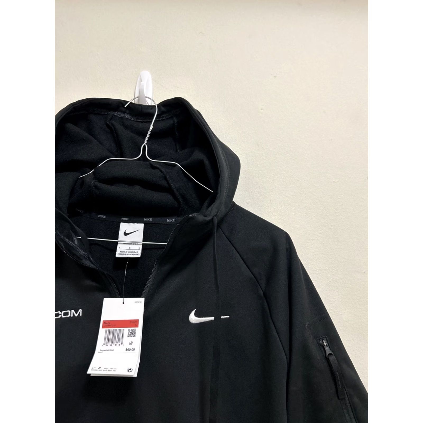 Nike Nike Therma Fit Hoodie Mens Large Black Sweatshirt Pullover Pockets DQ4844 010 Size US L / EU 52-54 / 3 - 5 Thumbnail