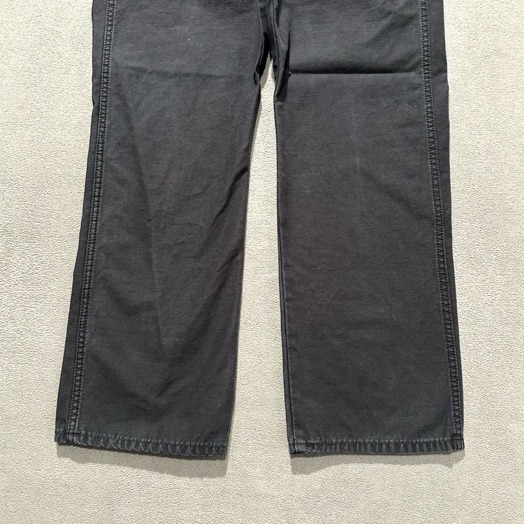 Levi's Levi's Premium Ribcage Straight Pants Womens 29 Black Utility Pocket Size 29" - 5 Thumbnail