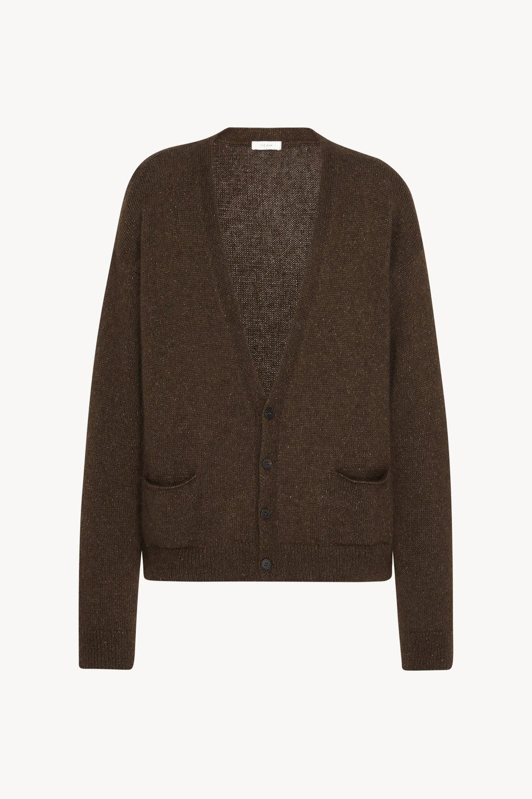 The Row The Row Brown Howser Cardigan in Silk and Mohair size Large Size US L / EU 52-54 / 3 - 3 Thumbnail