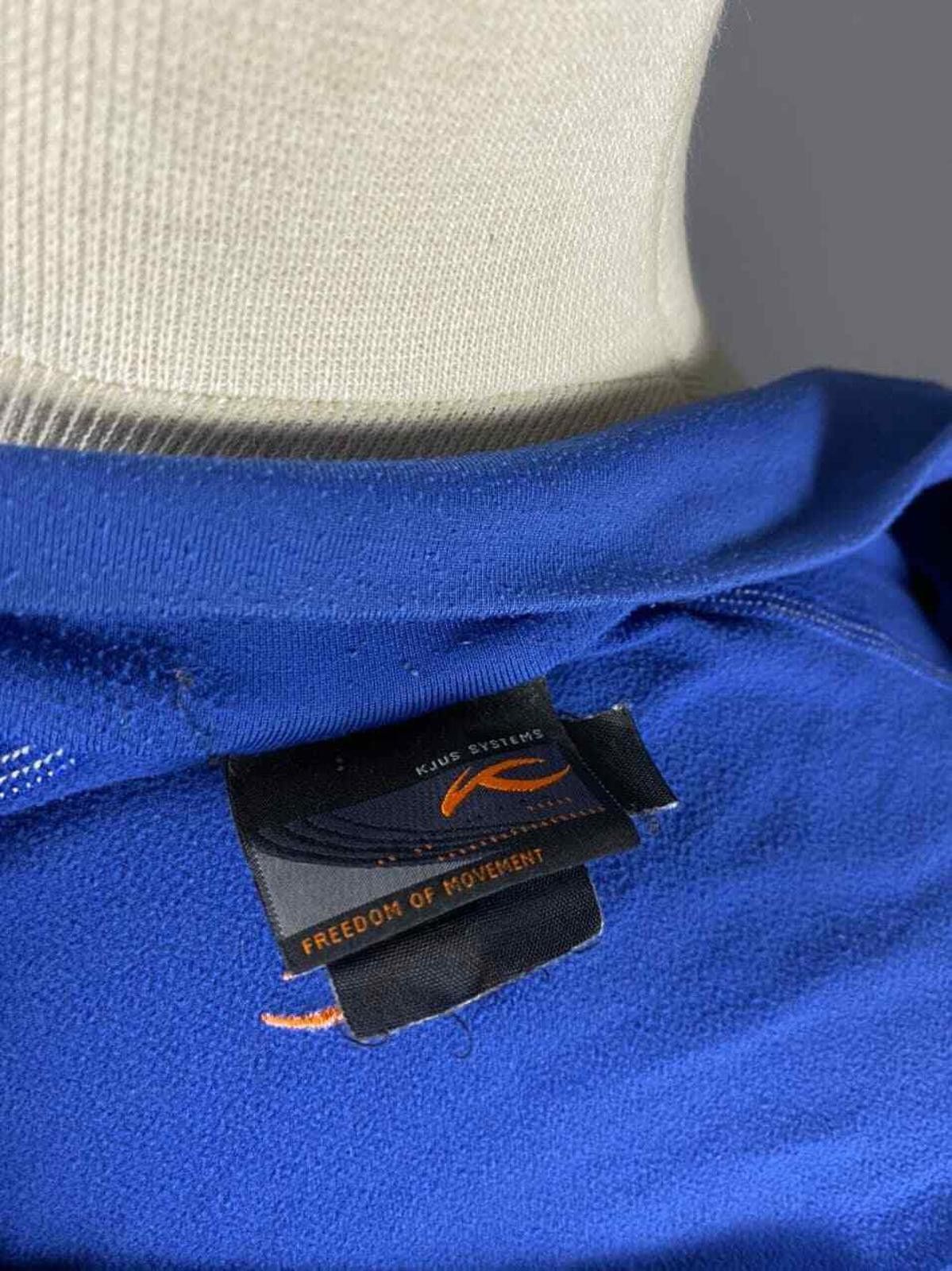 KJUS Men Kjus Systems Blue High Neck 1/4 Zip Fleece Sweater Size US M / EU 48-50 / 2 - 12 Thumbnail