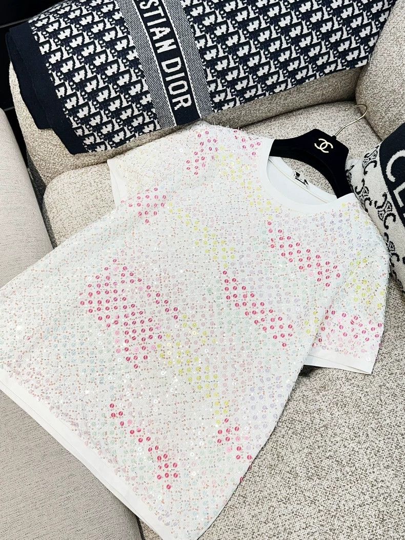 Chanel Chanel Beach series spring and summer show white heavy ind Size S / US 4 / IT 40 - 2 Thumbnail