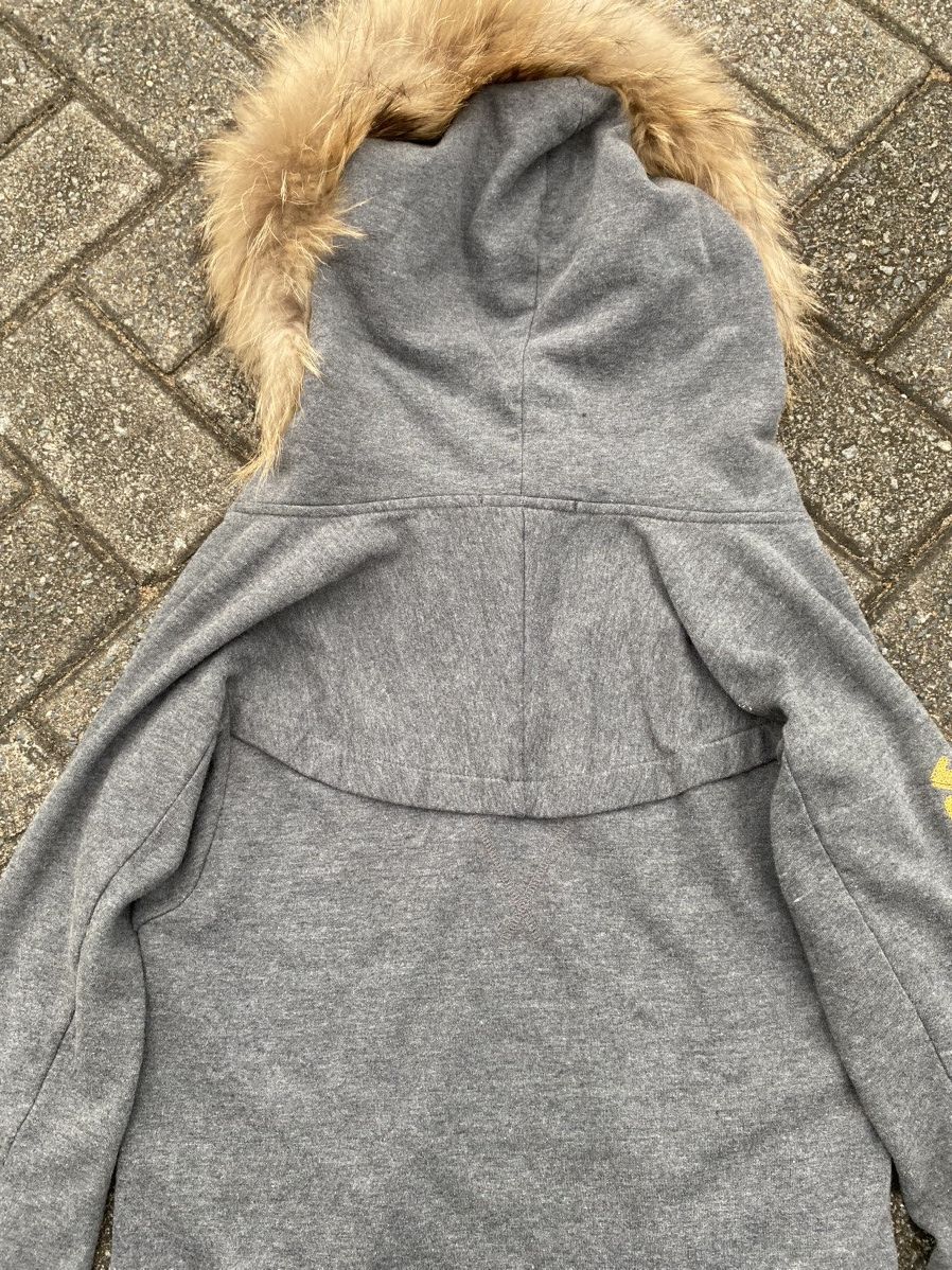 Beauty Beast Egoist Awesome Glitter Embroidery Diamond Fur Hoodie Details Size M / US 6-8 / IT 42-44 - 7 Thumbnail