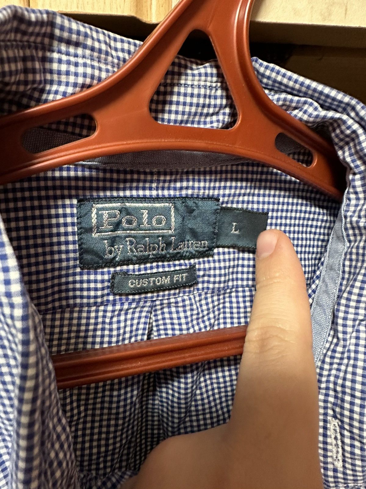 Polo Ralph Lauren Polo Ralph Lauren Blue and White Shirt Button Ups Size US L / EU 52-54 / 3 - 6 Thumbnail