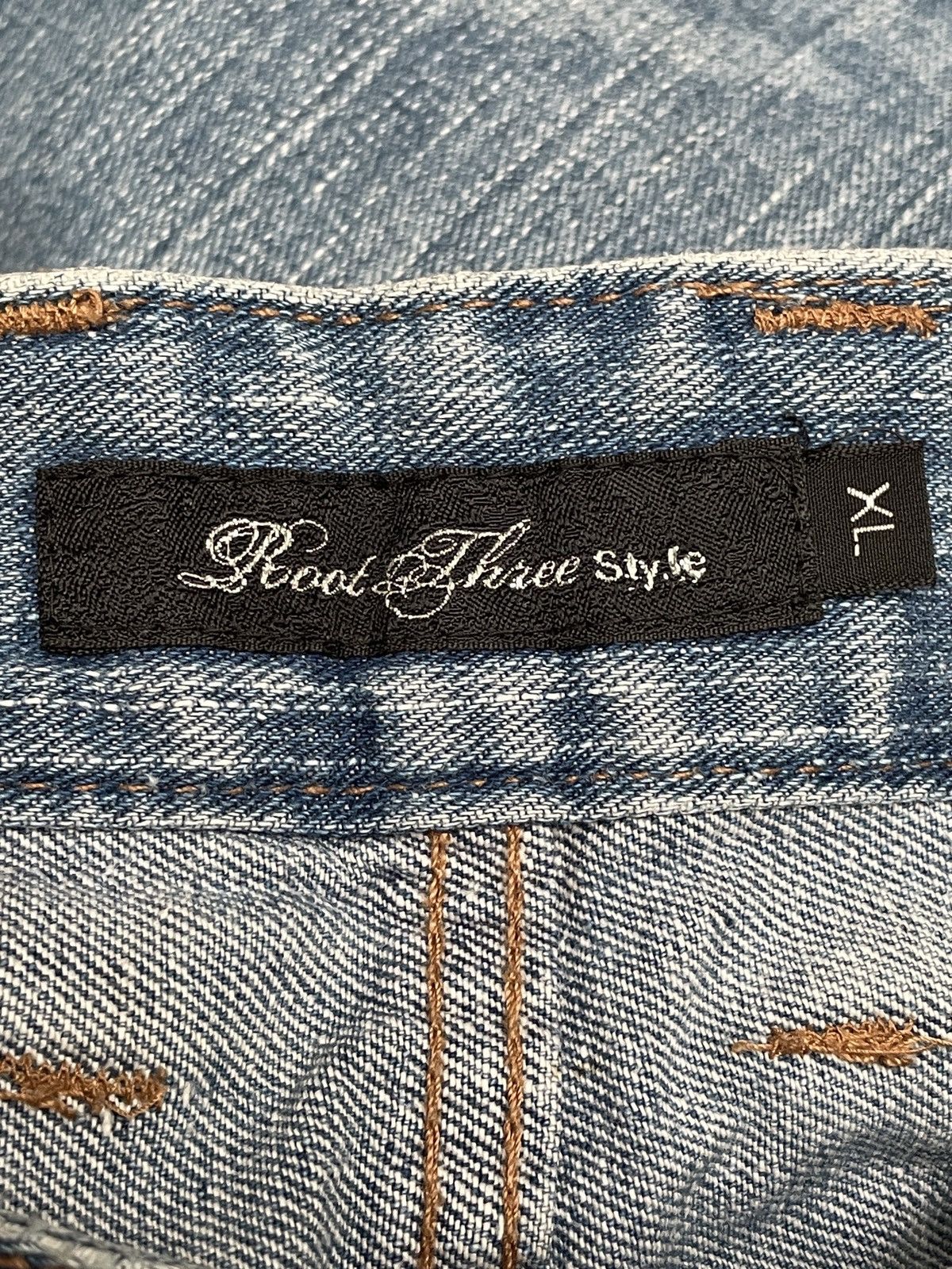 If Six Was Nine × Japanese Brand × Vintage Rare Design Vintage Brand Root Three Jeans 2000s Size US 35 - 9 Thumbnail