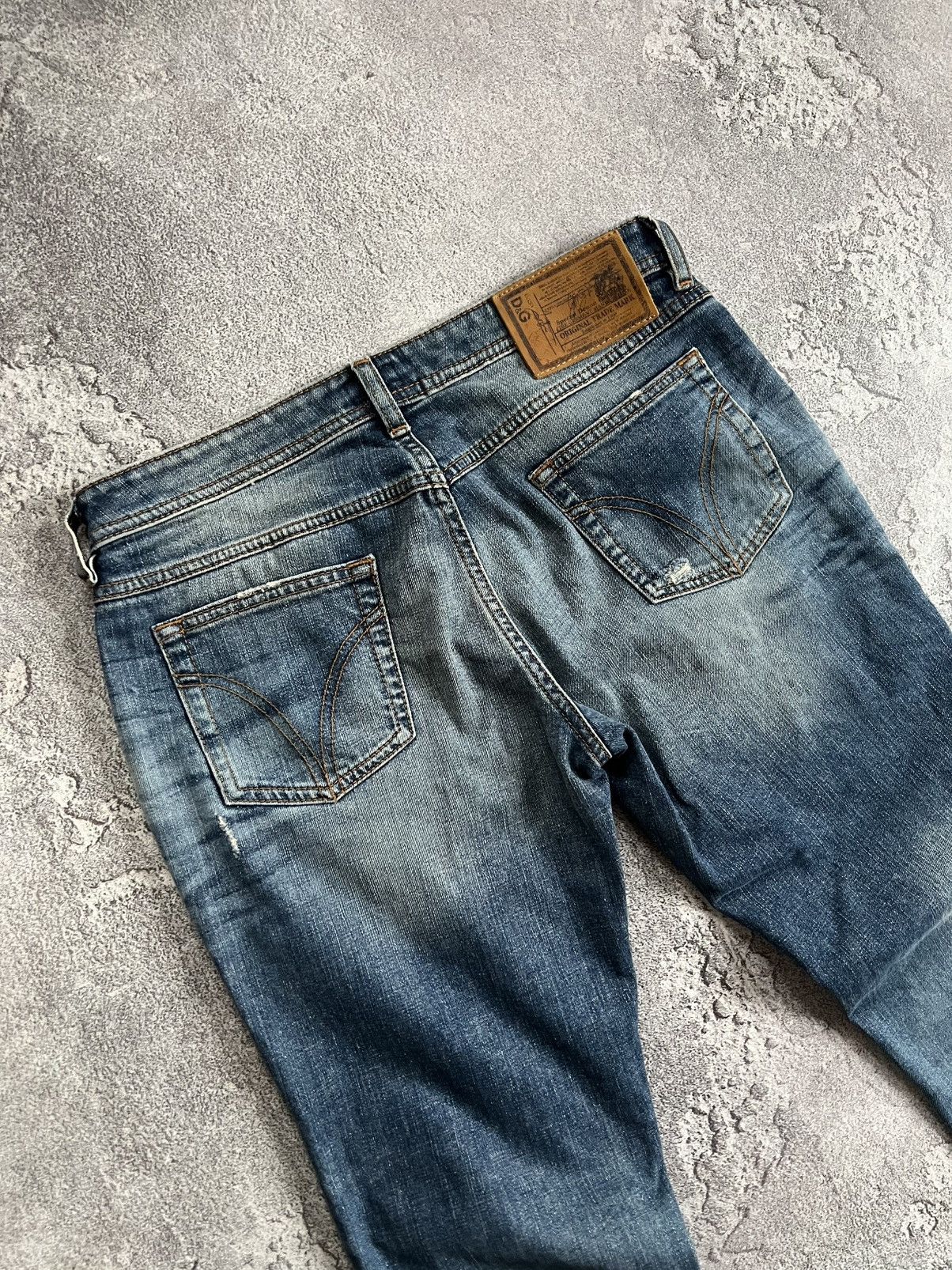 Dolce & Gabbana Dolce & Gabbana Distressed Jeans Womens Sz 29 Denim Pants Size 29" - 6 Thumbnail