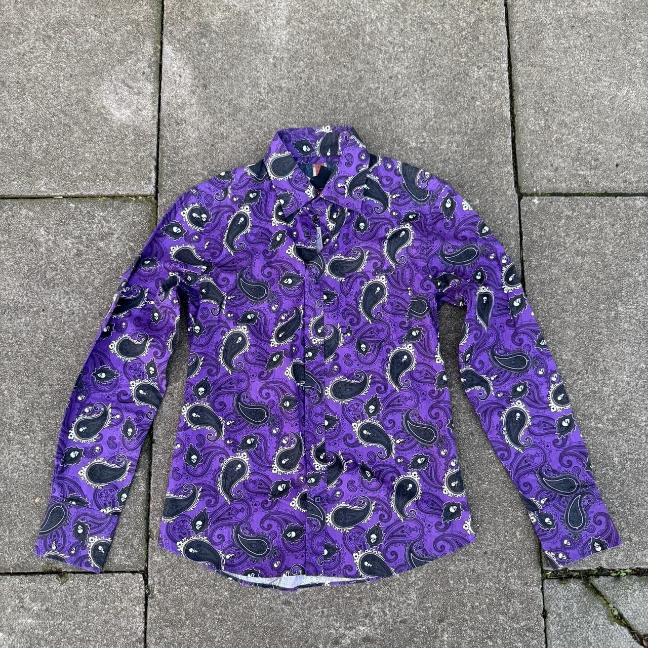 Tornado Mart y2k tornado mart ppfm skull paisley tee purple Size US S / EU 44-46 / 1 - 1 Thumbnail