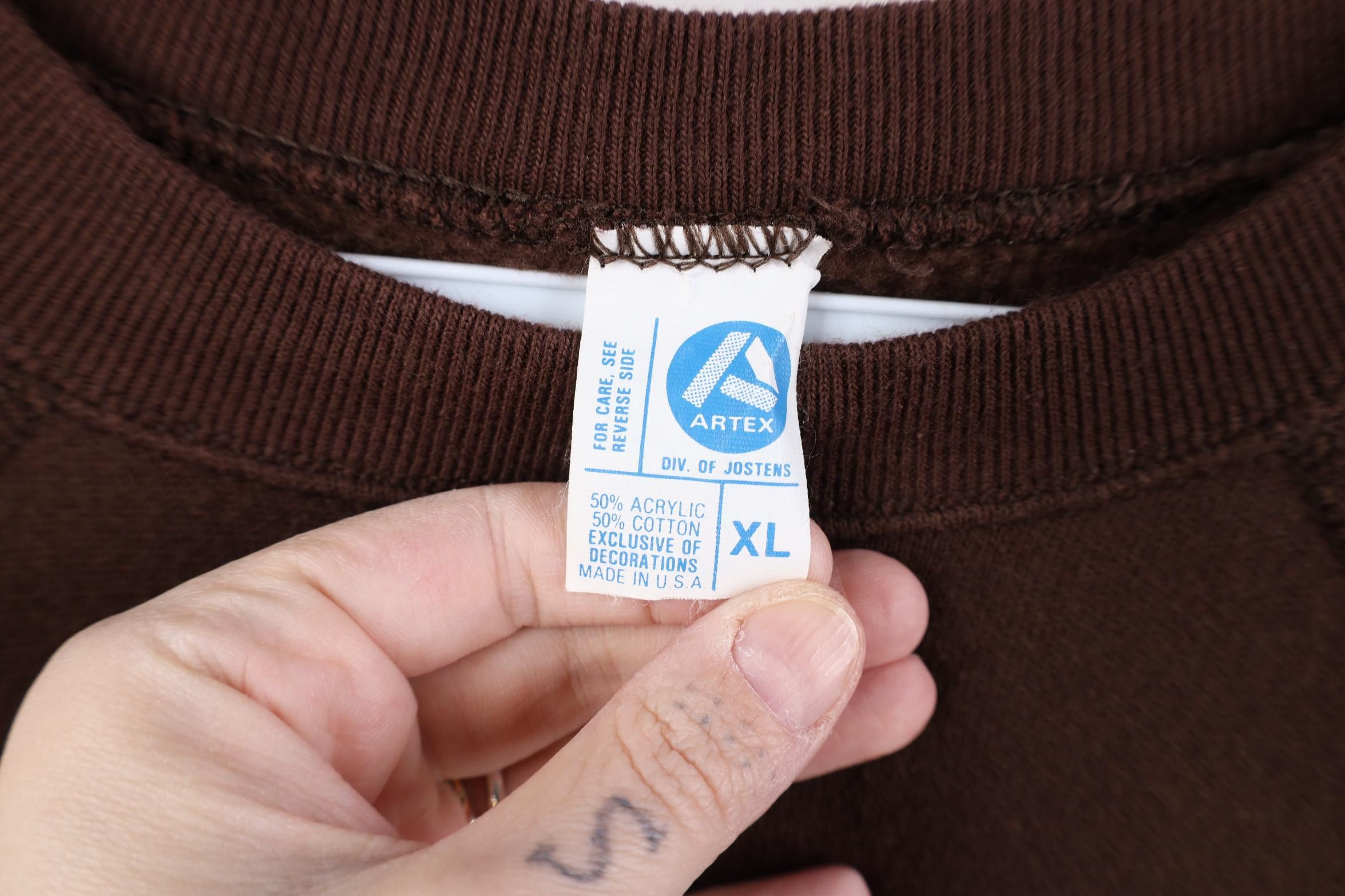 Vintage Vintage 80s Cleveland Browns Football Sweatshirt Brown USA Size US XL / EU 56 / 4 - 7 Thumbnail