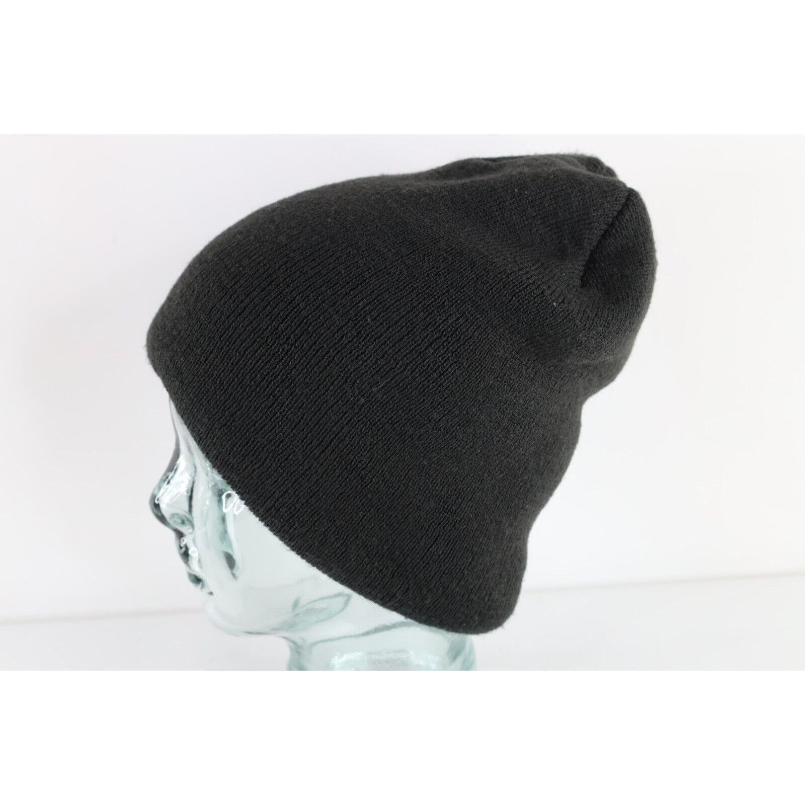 Vintage Vintage 90s Y2K Streetwear Blank Double Knit Winter Beanie Size ONE SIZE - 2 Thumbnail