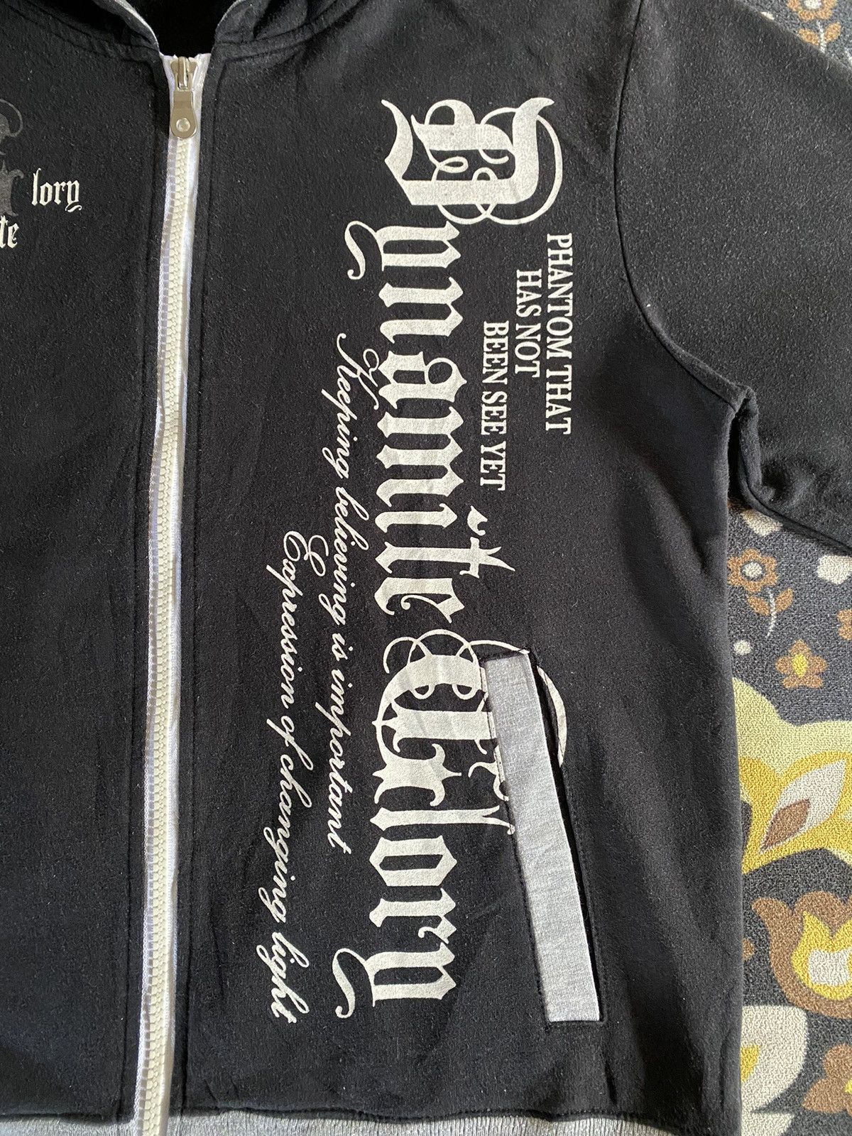 Affliction Japanese Brand Skull Poem Design Style Hoodie Size US M / EU 48-50 / 2 - 7 Thumbnail
