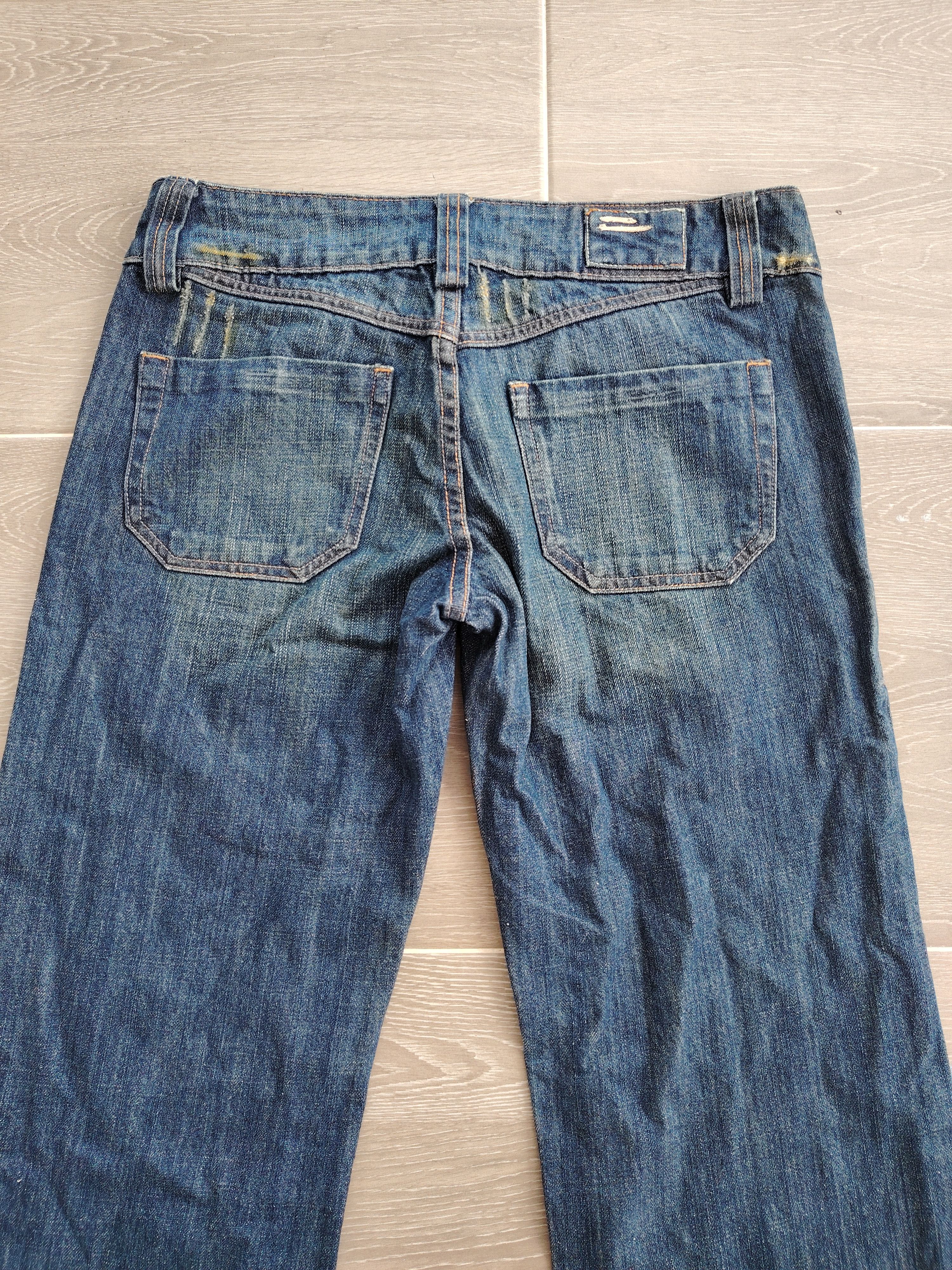 Diesel × If Six Was Nine × Le Grande Bleu (L.G.B.) Flare Bootcut Diesel Jeans Pant Gothic Size 27" / US 4 / IT 40 - 4 Thumbnail