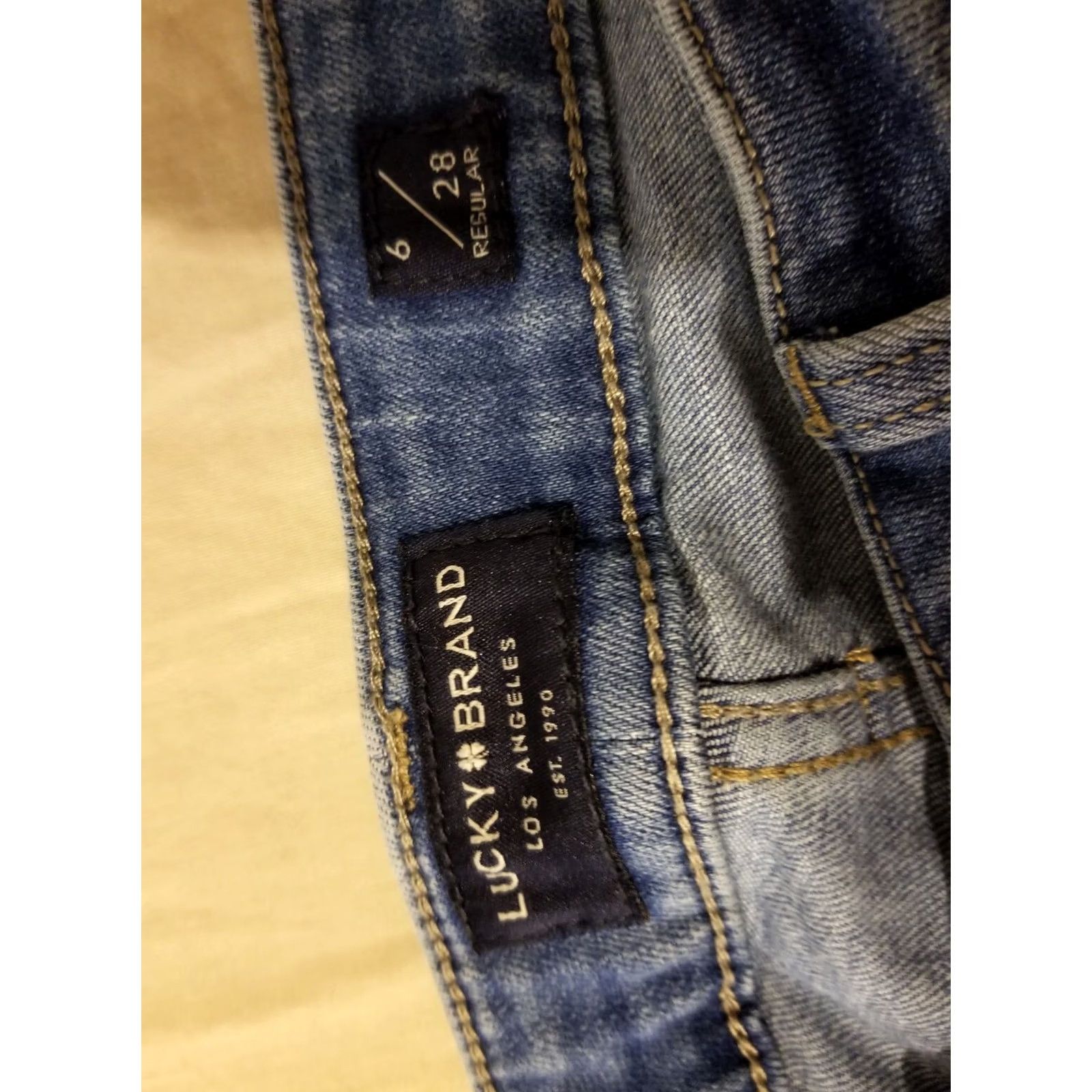 J Brand Womens Lucky Brand Skinny Jeans 6 28 Denim Stretch Size 28" / US 6 / IT 42 - 7 Thumbnail