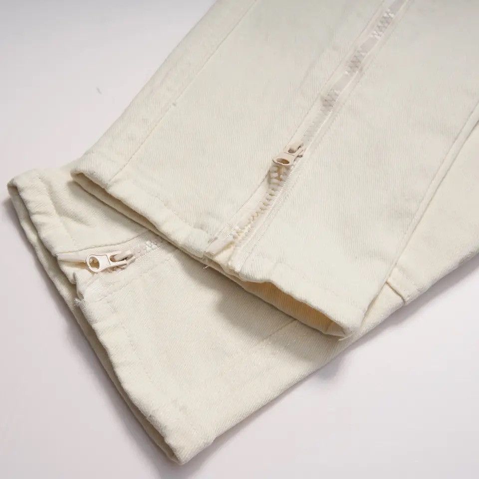 Japanese Brand × Vintage Cargo Jeans Men Y2k Autumn Streetwear Zip Multi-pocket Size US 31 - 6 Thumbnail