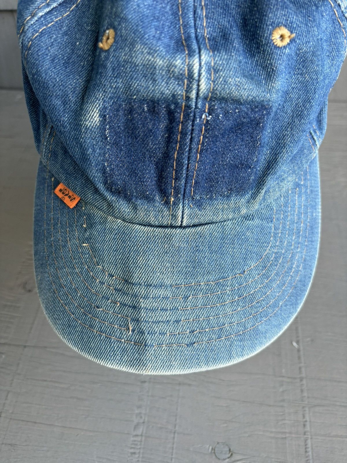 Levi's Vintage Levi's Hat Orange Tab 80s Denim Baseball Snapback Size ONE SIZE - 8 Thumbnail