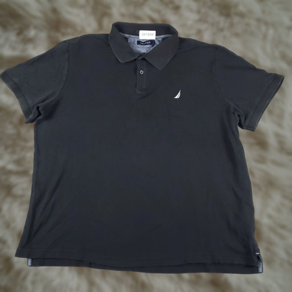 Nautica Nautica Polo Shirt Black Mens Medium Casual Short Sleeve Activewear Size US M / EU 48-50 / 2 - 1 Thumbnail