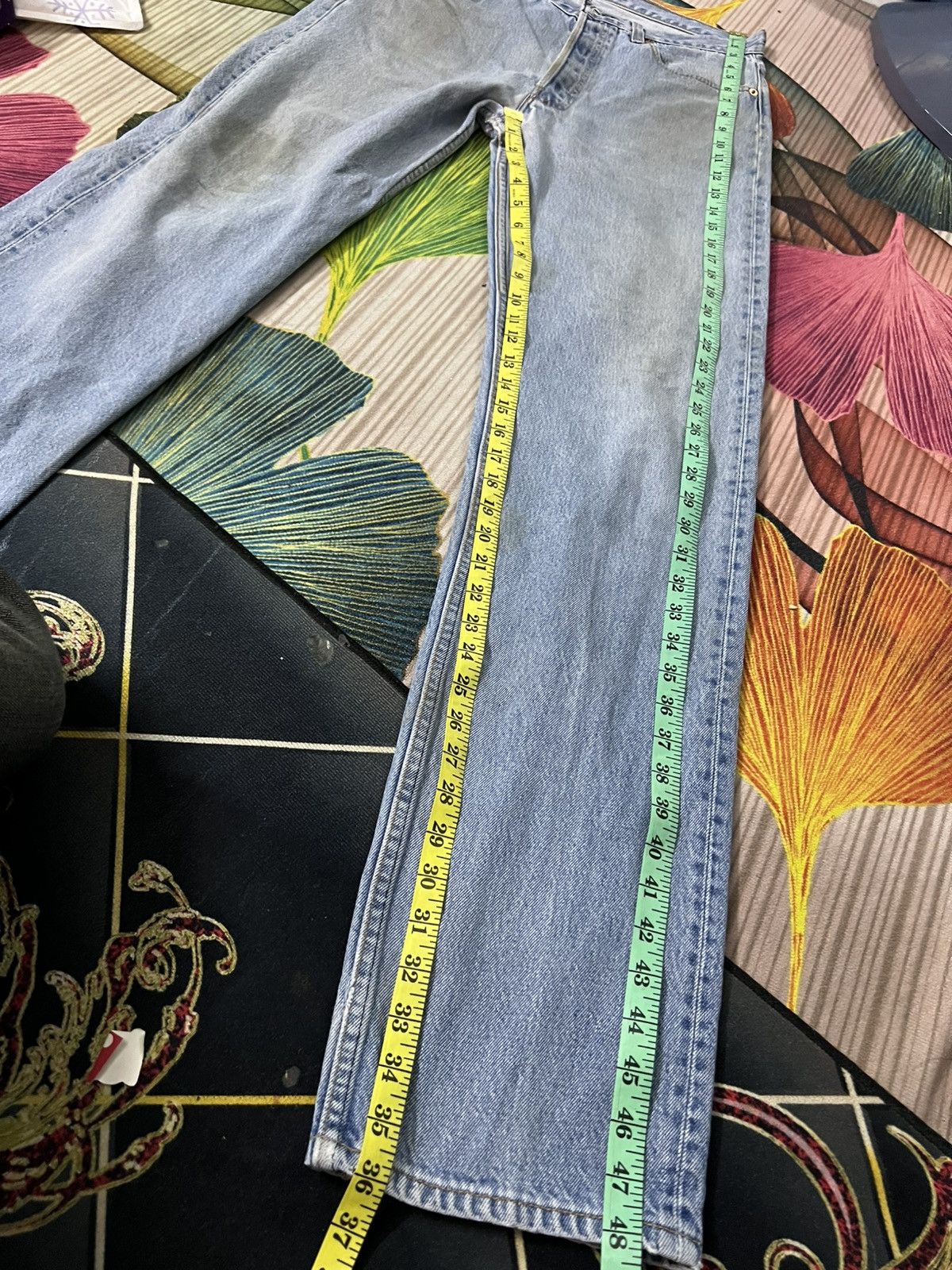 Levi's Vintage 90’s Levi’s 501xx Faded Distressed Mud Wash Jean#USA Size US 32 / EU 48 - 6 Thumbnail