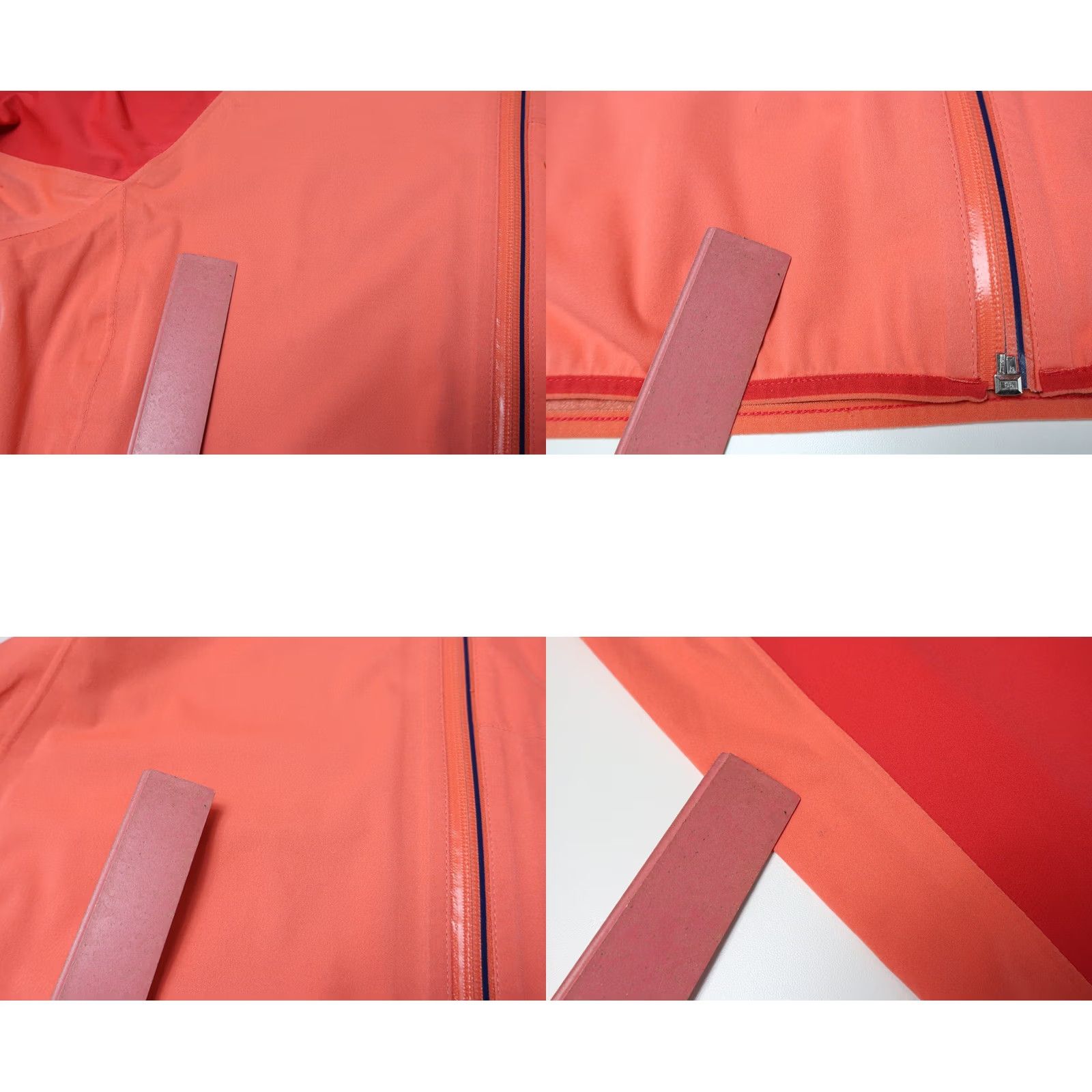 Vintage MCKINLEY Aqvamax Premium Jacket Women's UK 14 Orange Full Zip Hooded Waterproof Size XL / US 12-14 / IT 48-50 - 10 Thumbnail