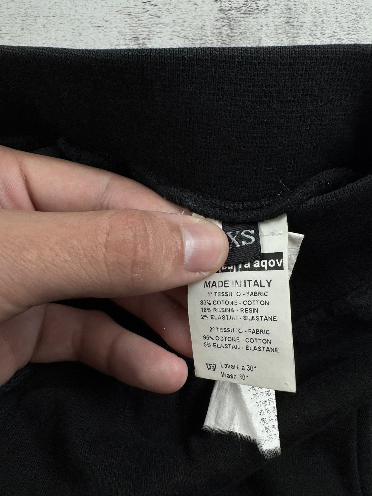 Andrea Ya'aqov Andrea Yaaqov Y2K Avant Gard Cotton Design Nylon Sweat Pants Trousers Bottoms Size US 30 / EU 46 - 10 Thumbnail