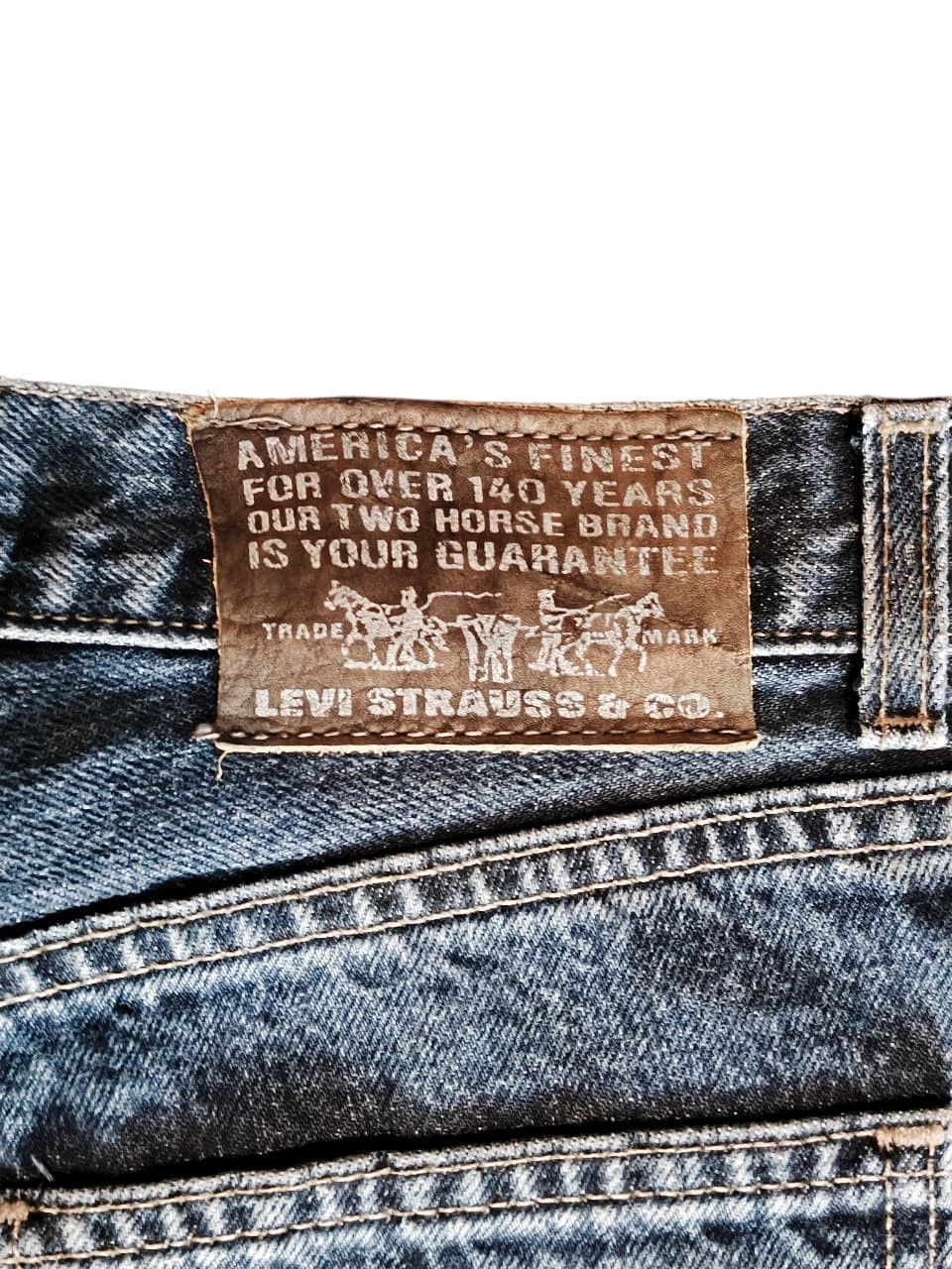 Levi's Levi’s 726 Orange Tab Baggy Jeans – Black Patch Size US 30 / EU 46 - 5 Thumbnail