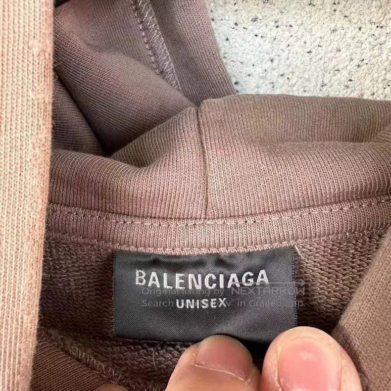 Balenciaga Balenciaga Cracked Logo Hoodie. Size US L / EU 52-54 / 3 - 3 Thumbnail