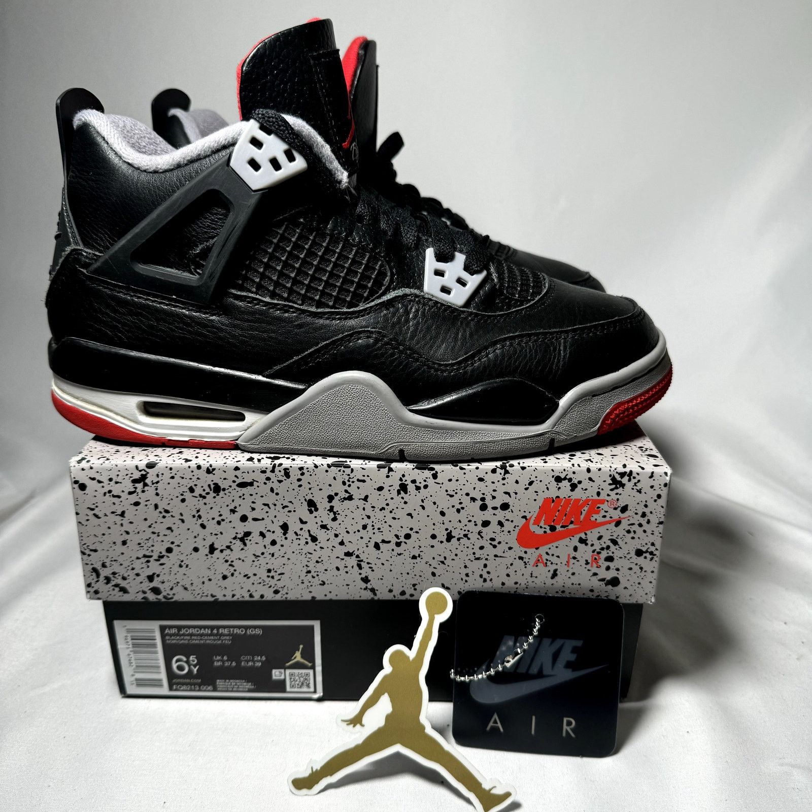 Size Air Jordan Retro GS Bred Reimagined Men's Shoes