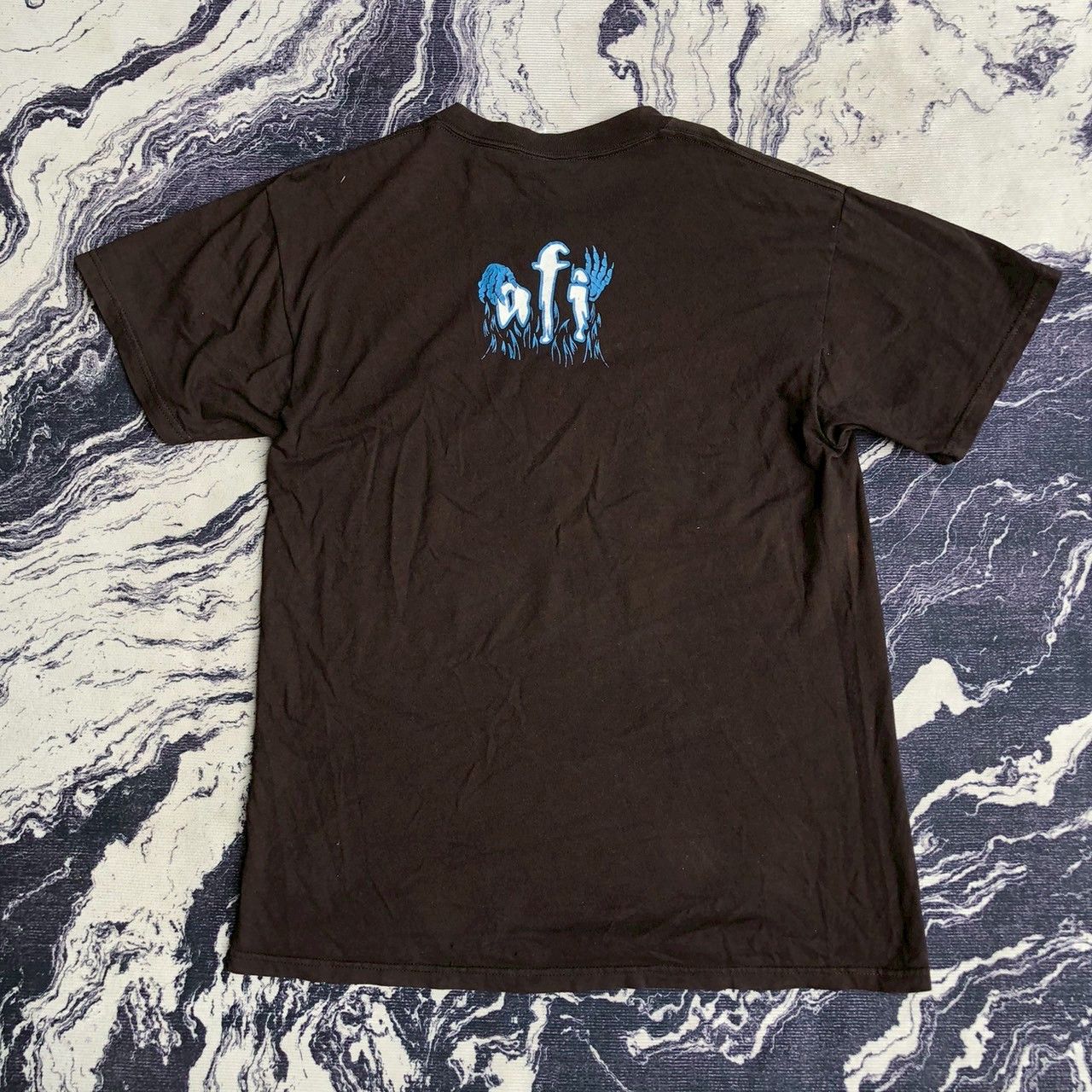 Band Tees AFI A Fire Inside Vintage Cinder Block Faded Tee Size US M / EU 48-50 / 2 - 3 Thumbnail