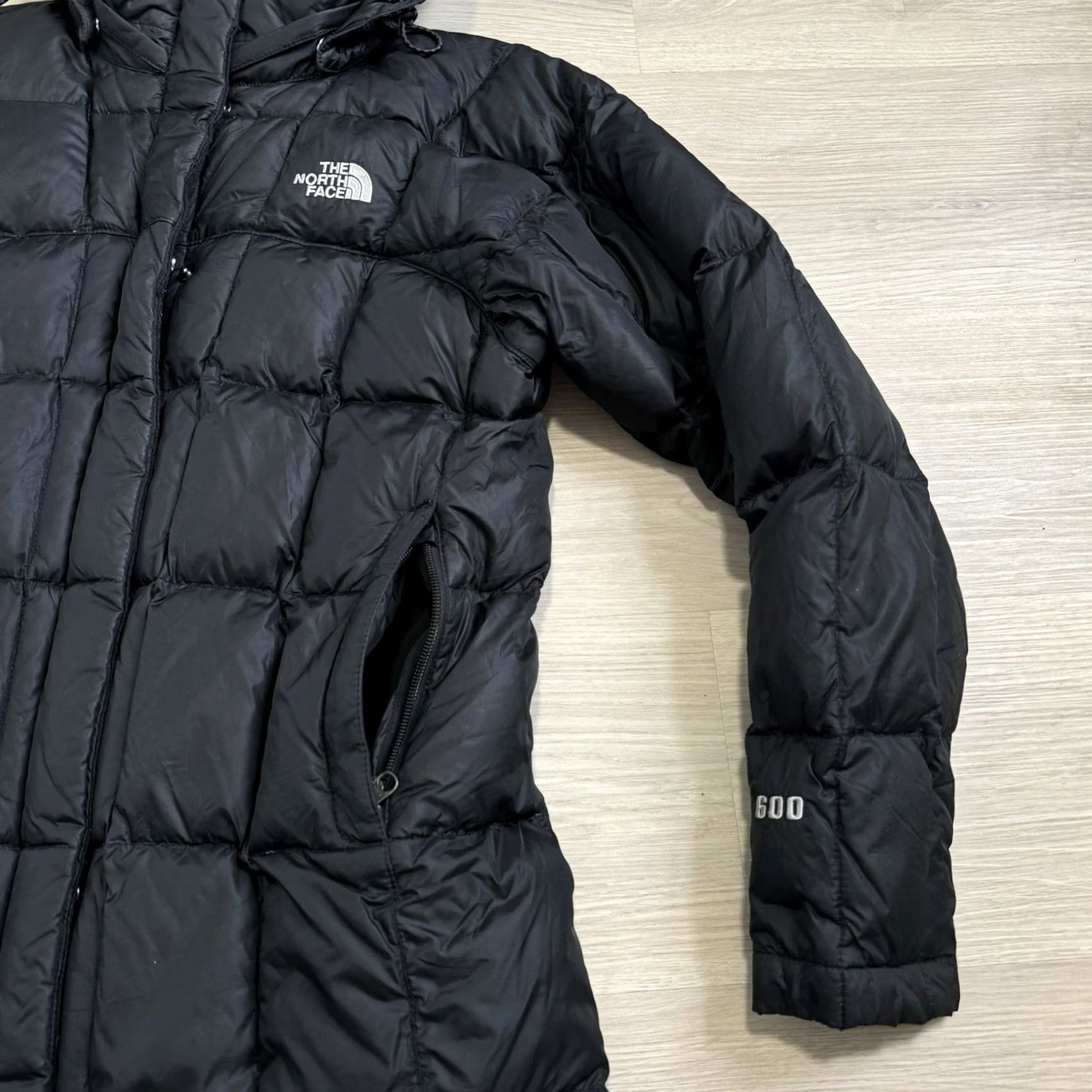 The North Face The North Face Parka Jacket Womens XS BLK Down 600 Hooded Metropolis Parka Coat Long Nylon Zip Size XS / US 0-2 / IT 36-38 - 3 Thumbnail