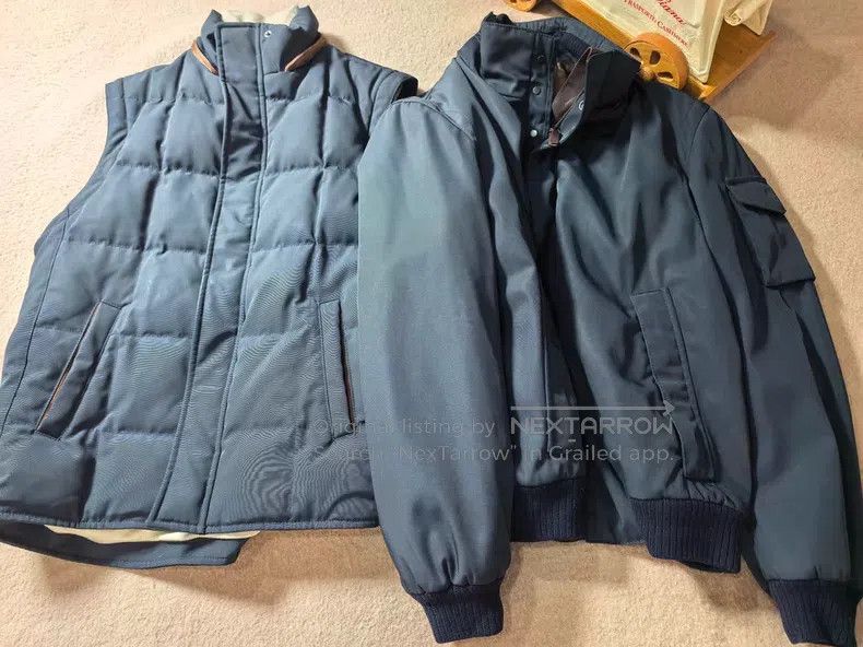 Loro Piana Loro Piana Men's Super Wool Detachable Down Jacket Size US M / EU 48-50 / 2 - 9 Thumbnail