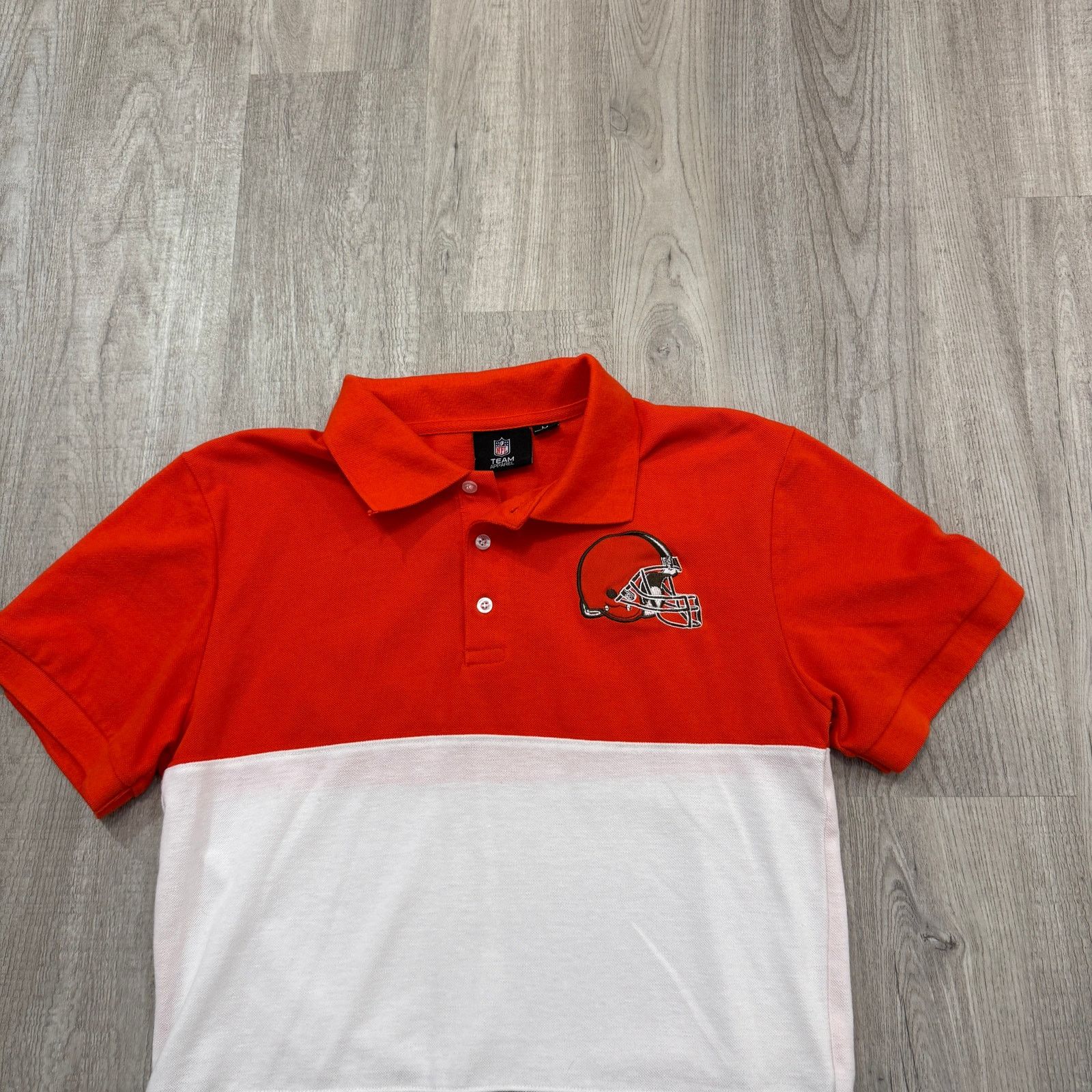NFL NFL Cleveland Browns Team Logo Polo Shirt Medium Football Size US M / EU 48-50 / 2 - 2 Thumbnail