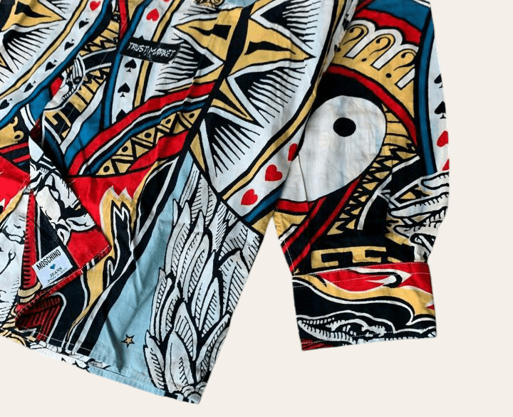 Moschino × Vintage Moschino baroque allover print Size US XL / EU 56 / 4 - 4 Thumbnail