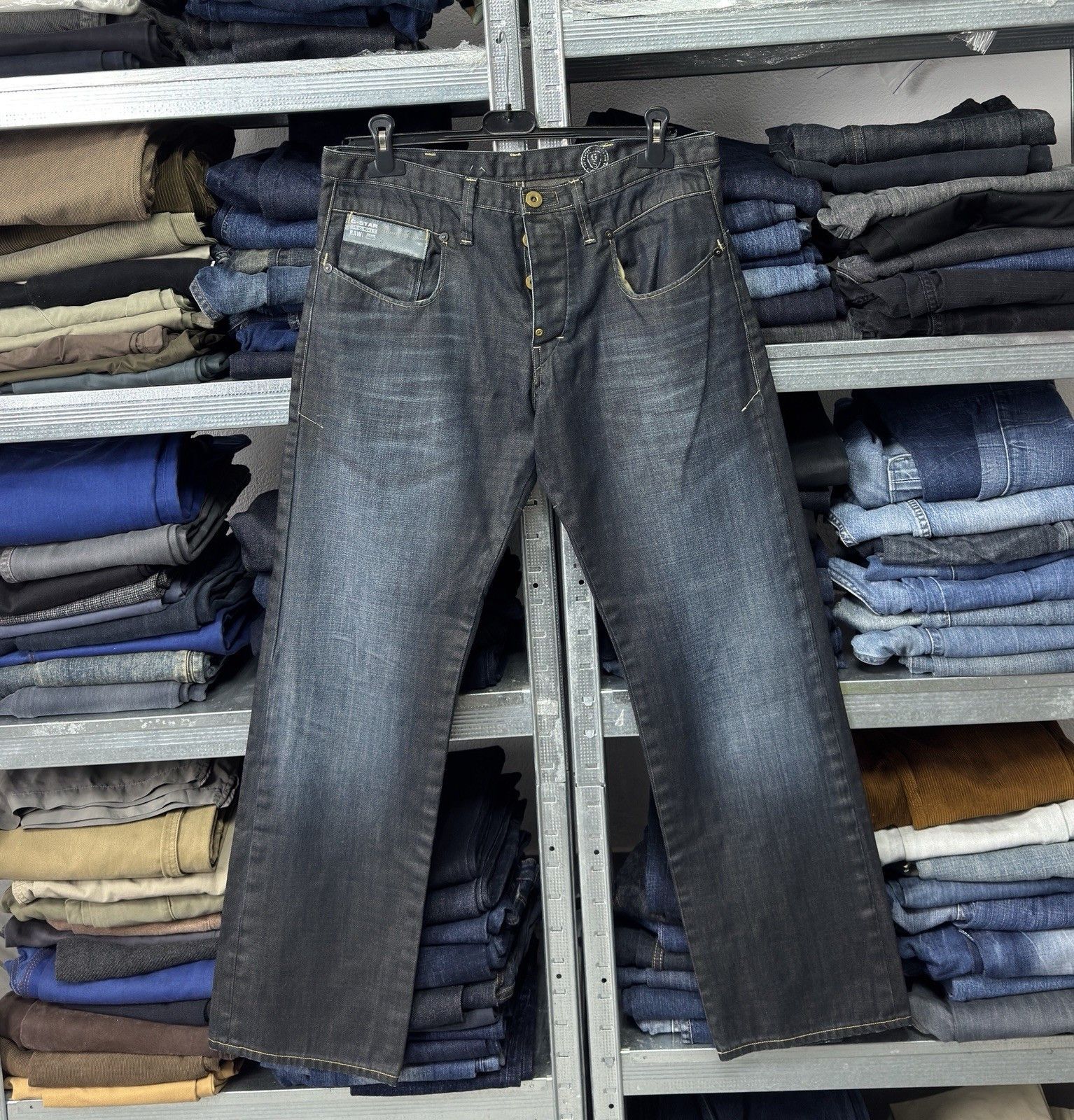 G-Star G-Star Raw Blade Men Straight Loose Jeans Size US 32 / EU 48 - 8 Thumbnail