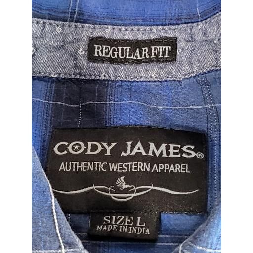 Cody James Cody James Plaid Button Up Shirt Men Sz L Blue Work Western Size US L / EU 52-54 / 3 - 5 Thumbnail