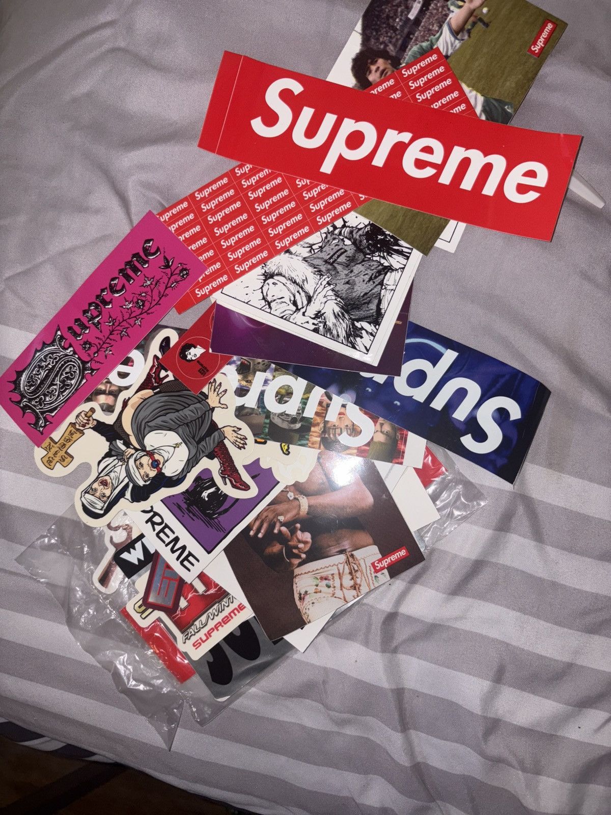 Supreme 47 Assorted Supreme Stickers Size ONE SIZE - 6 Thumbnail